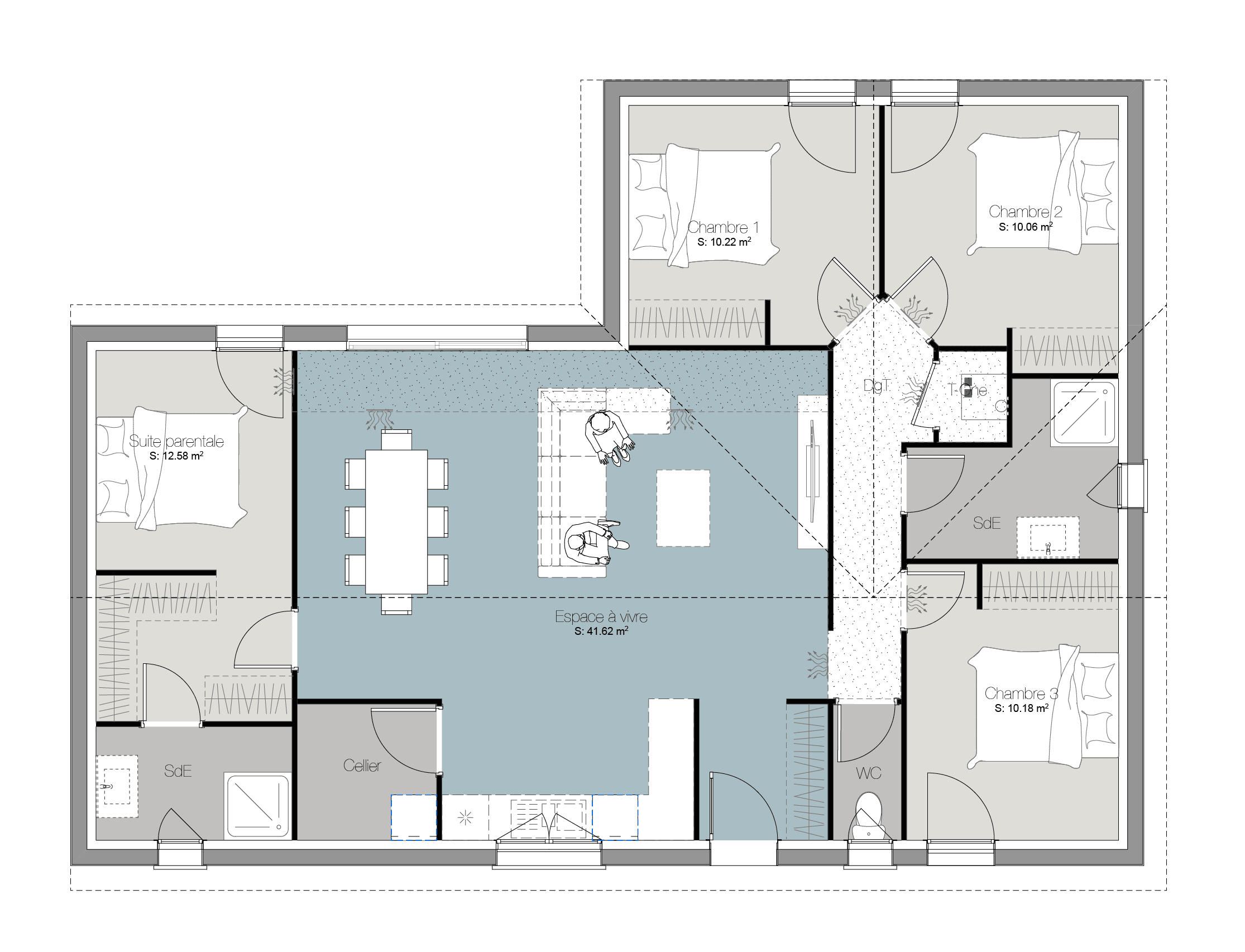 NOS PLANS & MAISONS de 100m² à 130m²