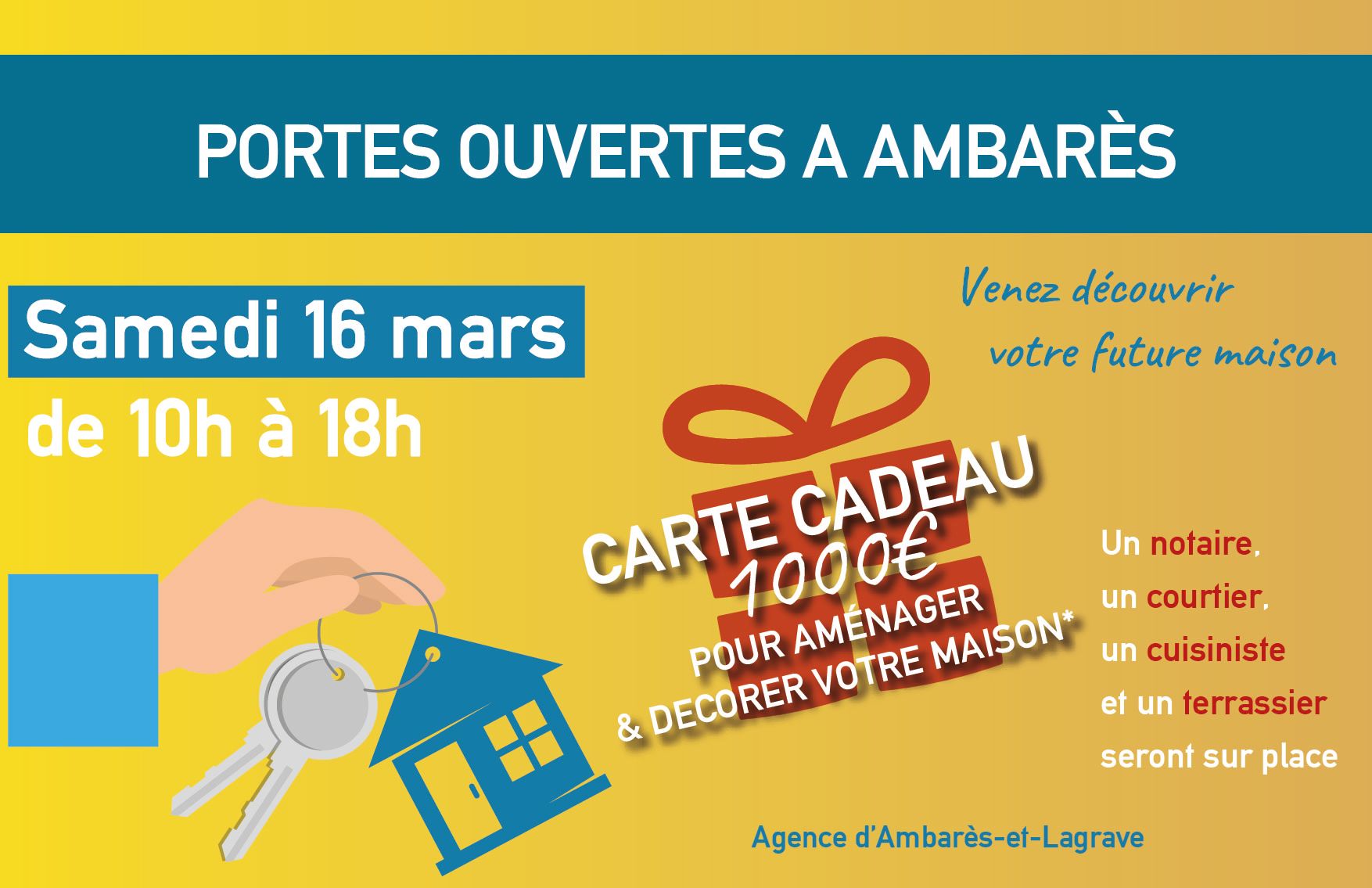 16 mars Journée Portes Ouvertes à Ambarès !