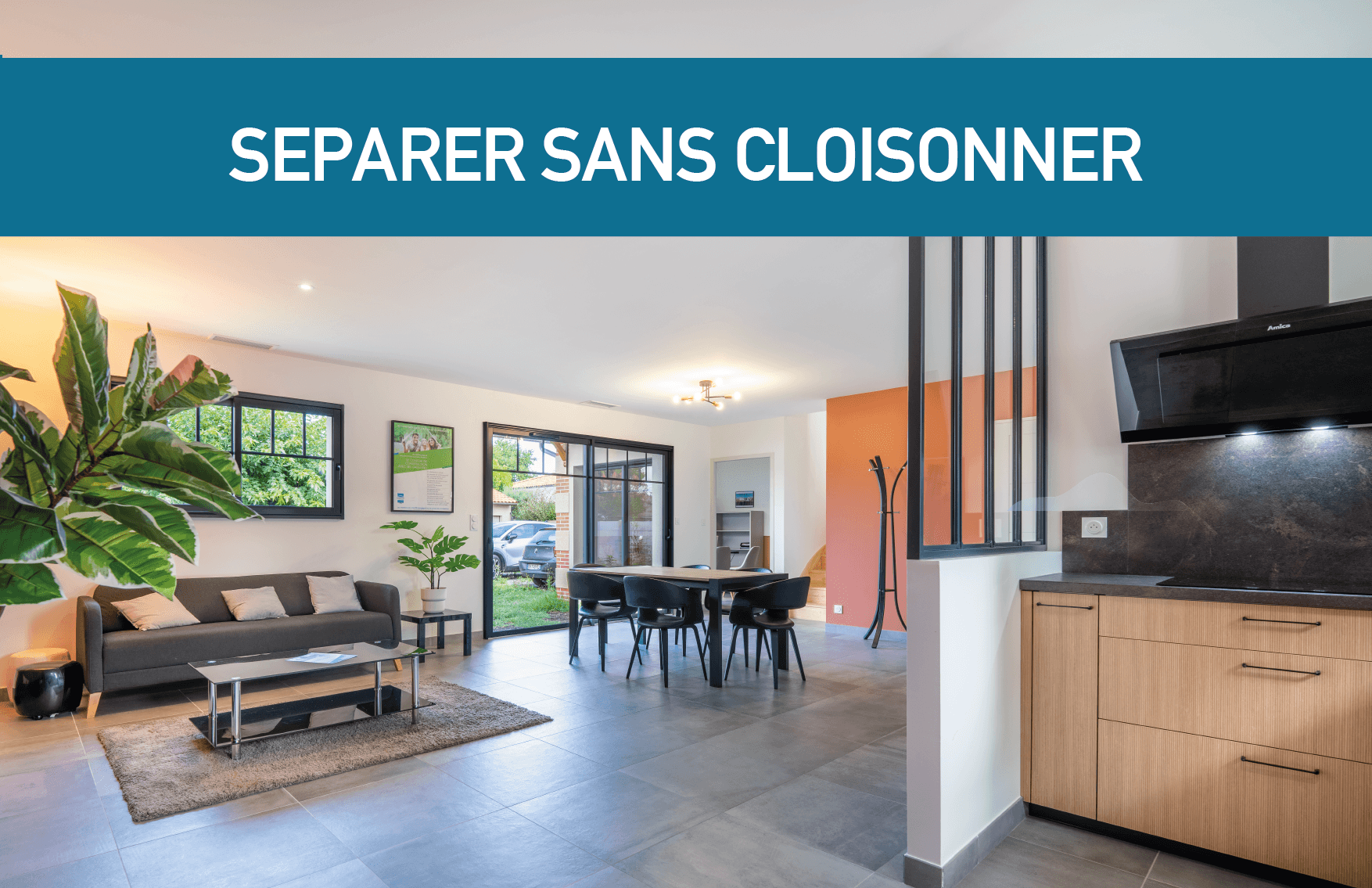 Les avantages de la séparation sans cloisonner  avec GIB Construction