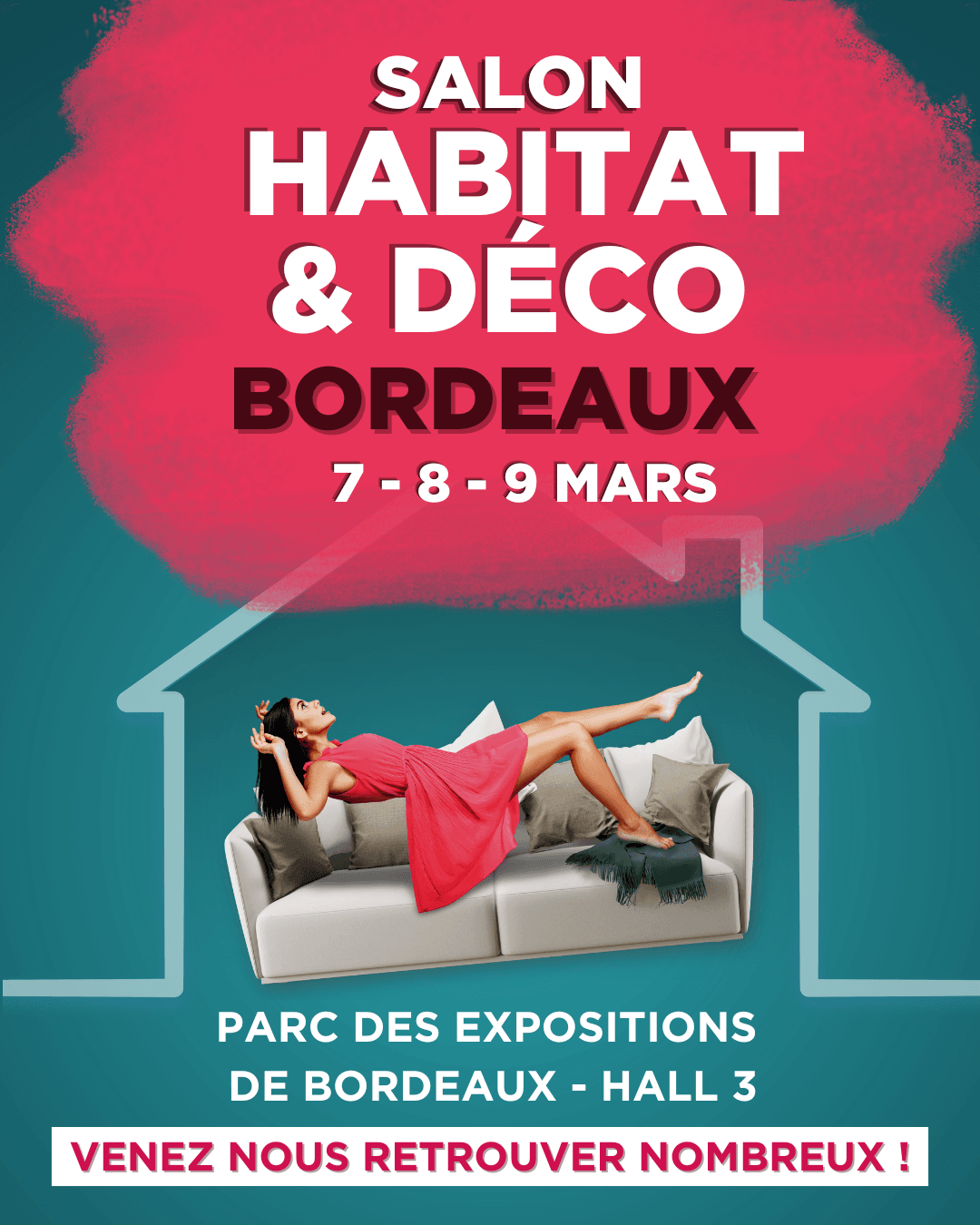 Votre constructeur de maison sera au Salon Habitat & Déco de Bordeaux du 7 au 9 mars 2025