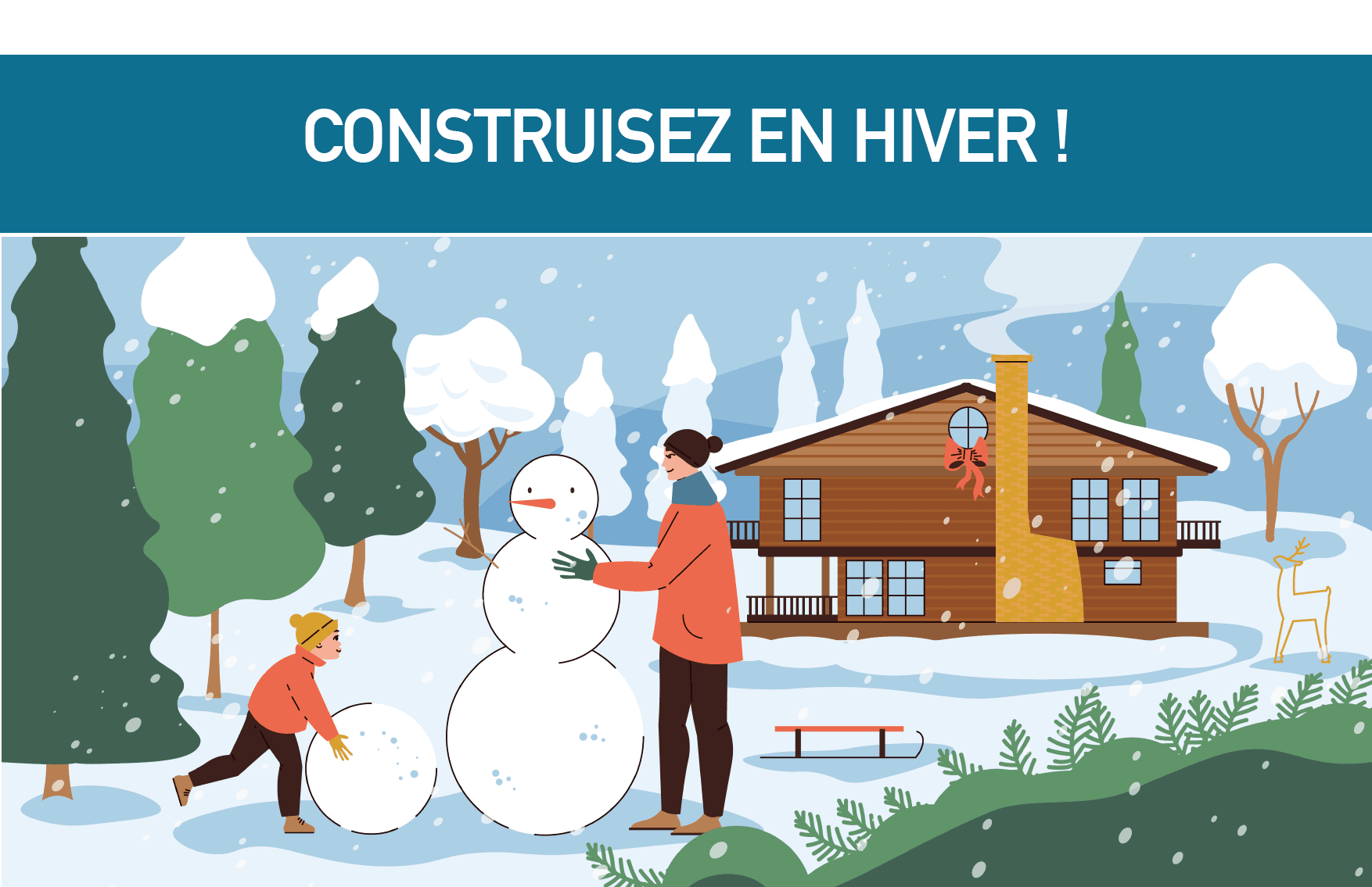 Construire sa maison en hiver : avantages et conseils par GIB Construction