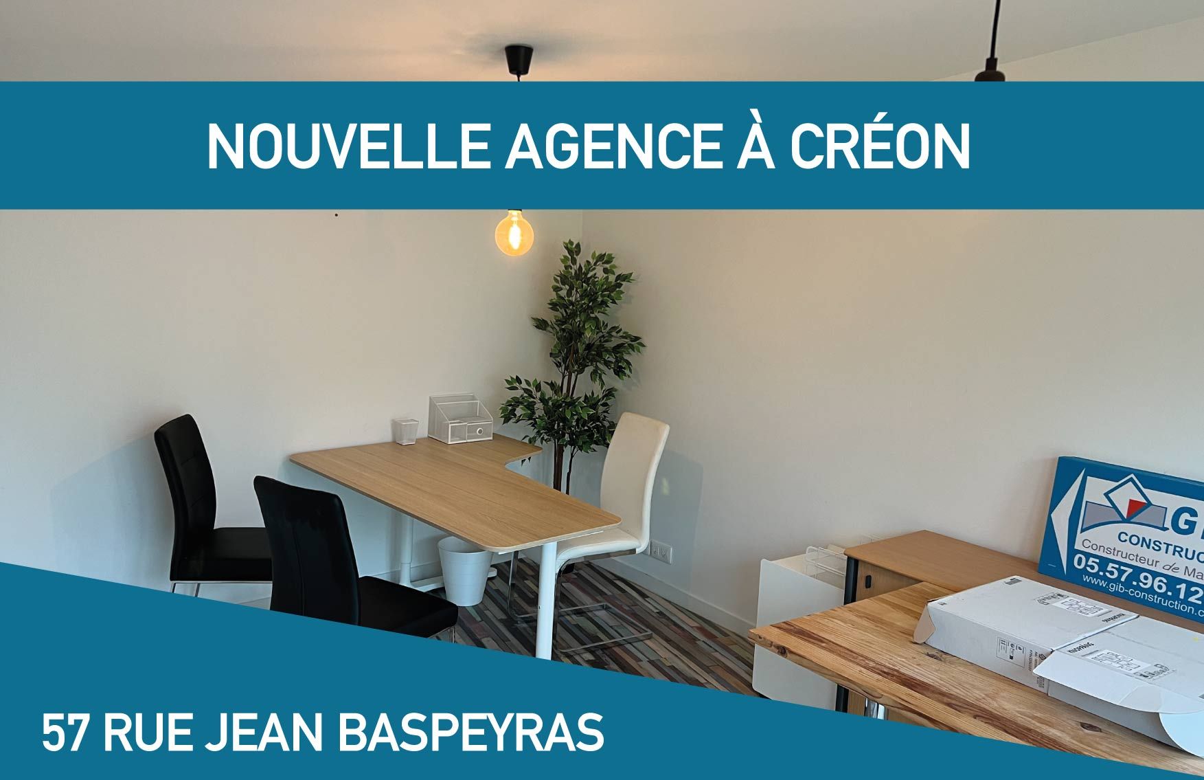 Une nouvelle agence GIB Construction à Créon en Aquitaine