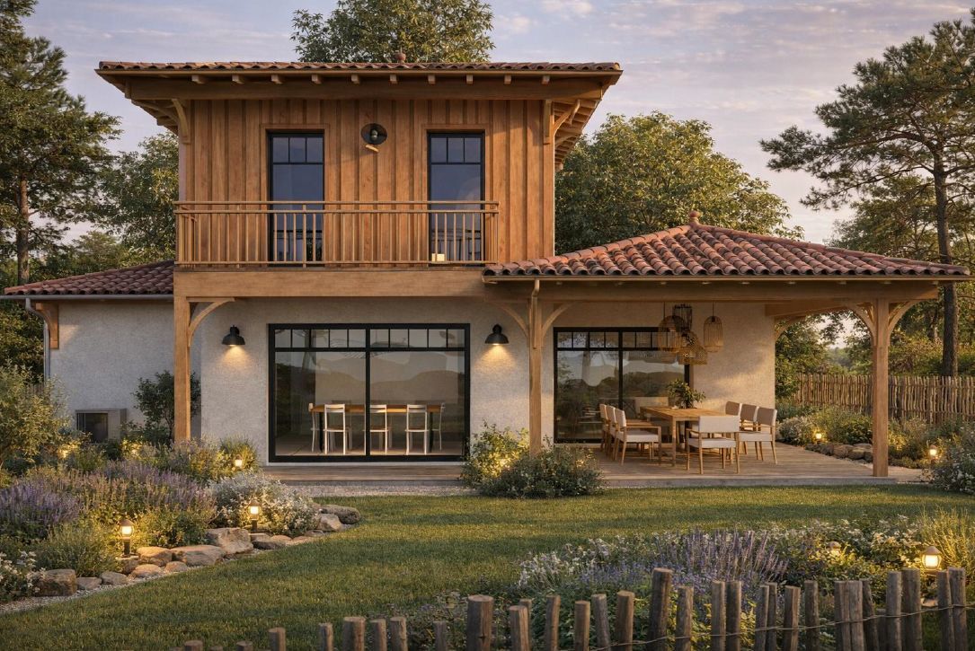 Projet de construction d'une maison 114 m² avec terrain à VENDAYS-MONTALIVET (33) - visuel 2