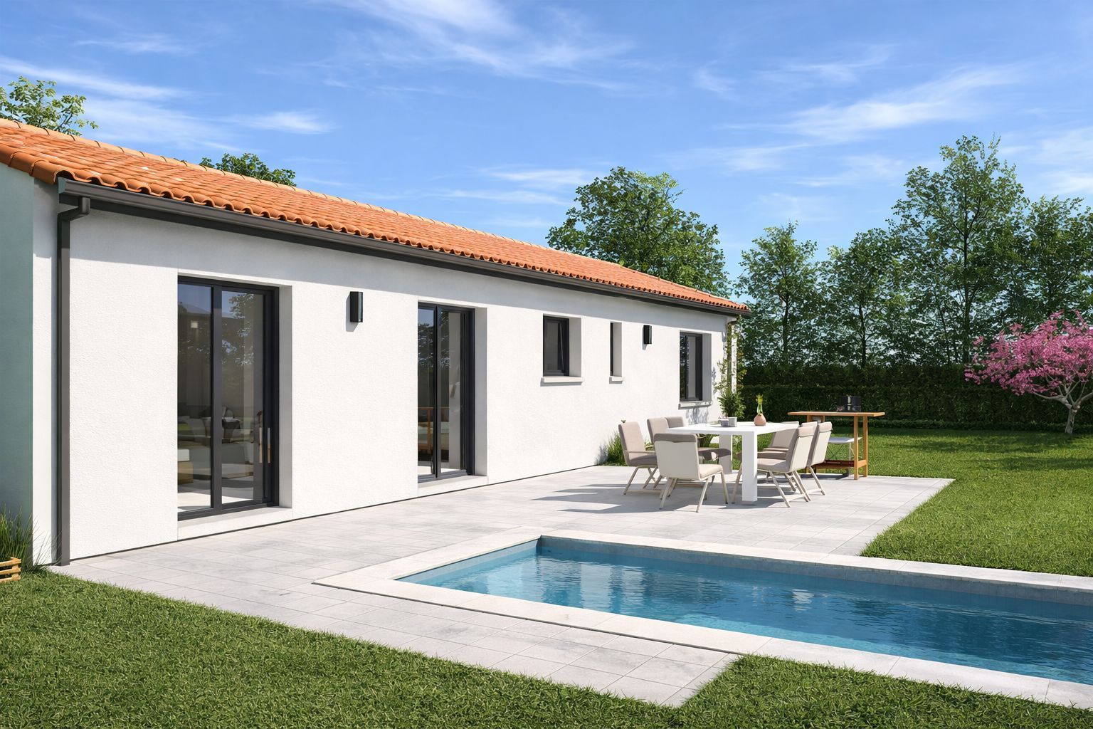 Projet de construction d'une maison 82 m² avec terrain à AUDENGE (33) - visuel 2