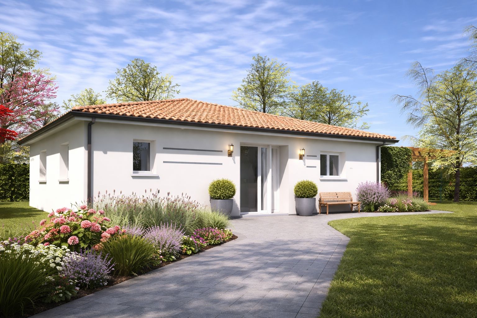 Projet de construction d'une maison 100 m² avec terrain à GUJAN-MESTRAS (33) - visuel 2