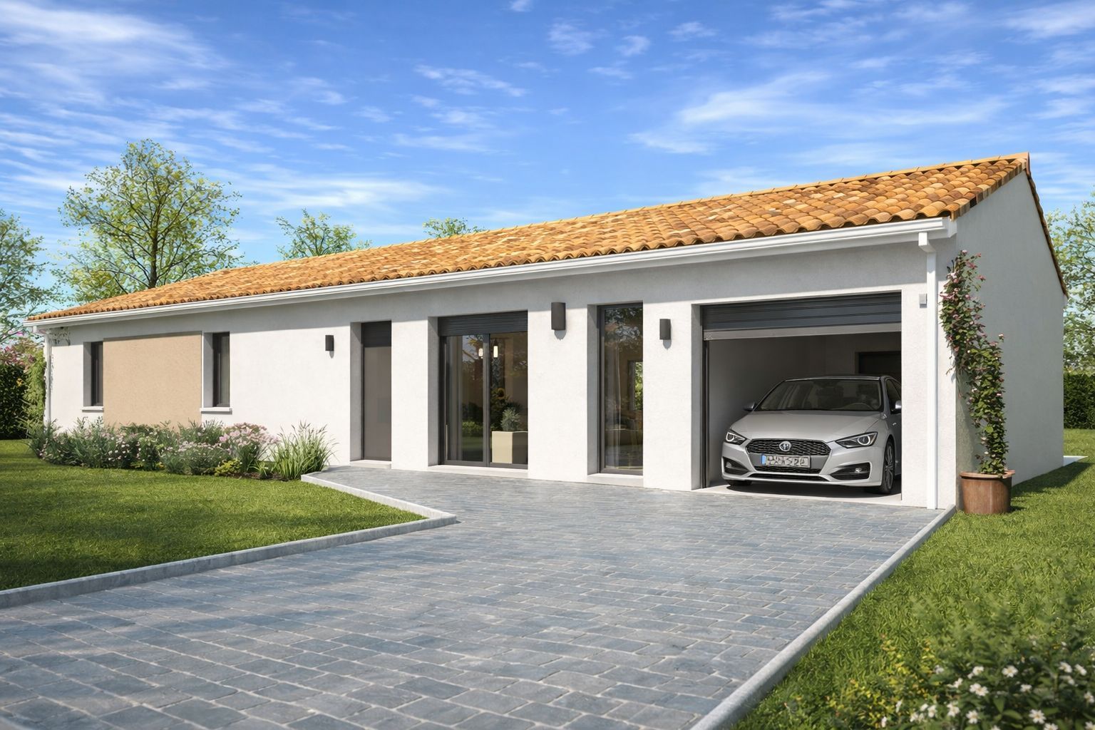 Projet de construction d'une maison 100 m² avec terrain à MIOS (33) - visuel 3