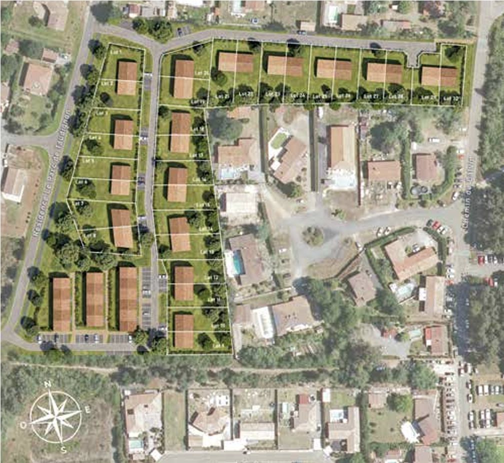 Terrain à bâtir de 405 m² à SALLES (33) - visuel 2