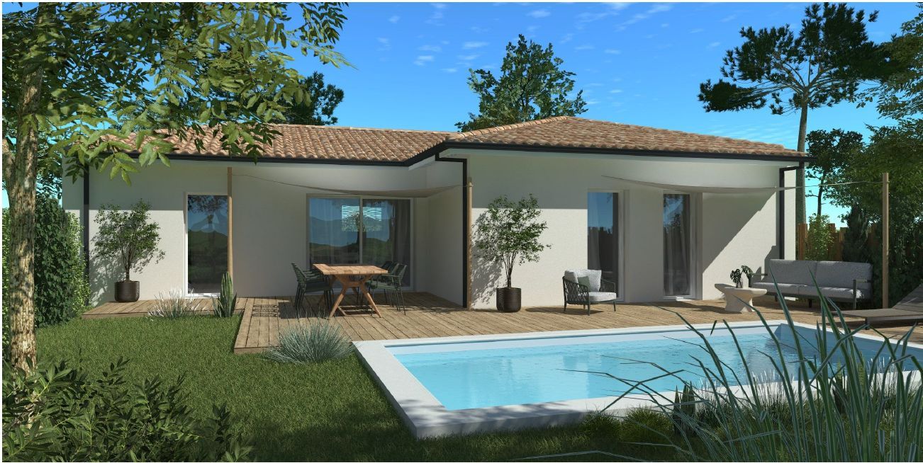 Projet de construction d'une maison 99.5 m² avec terrain à AUDENGE (33)