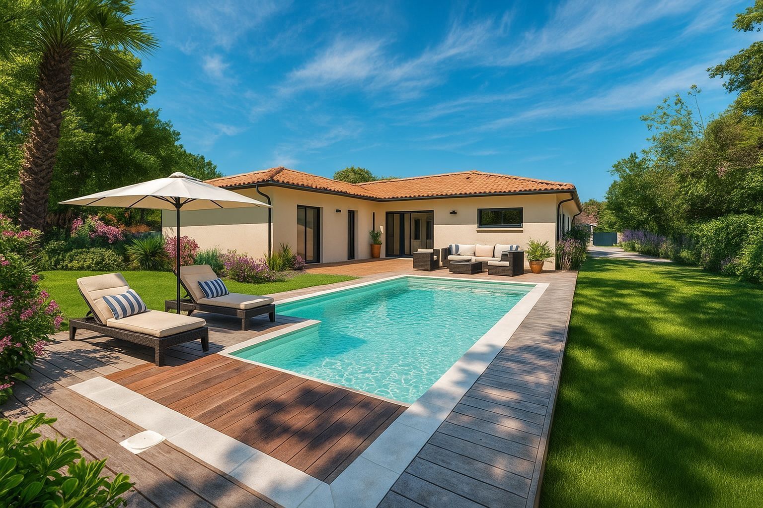 Villa neuve 163.9 m² avec terrain à SAINT-AUBIN-DE-MEDOC (33)