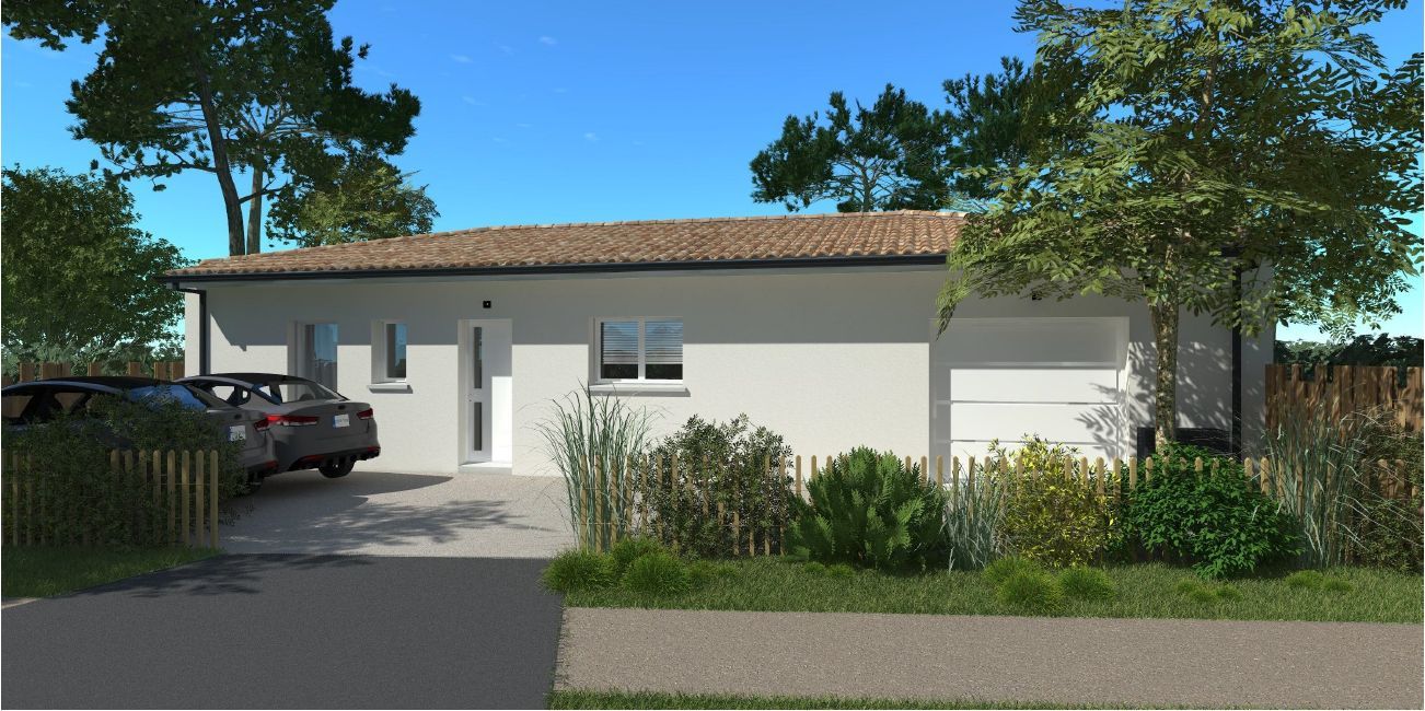 Projet de construction d'une maison 99.5 m² avec terrain à AUDENGE (33) - visuel 2