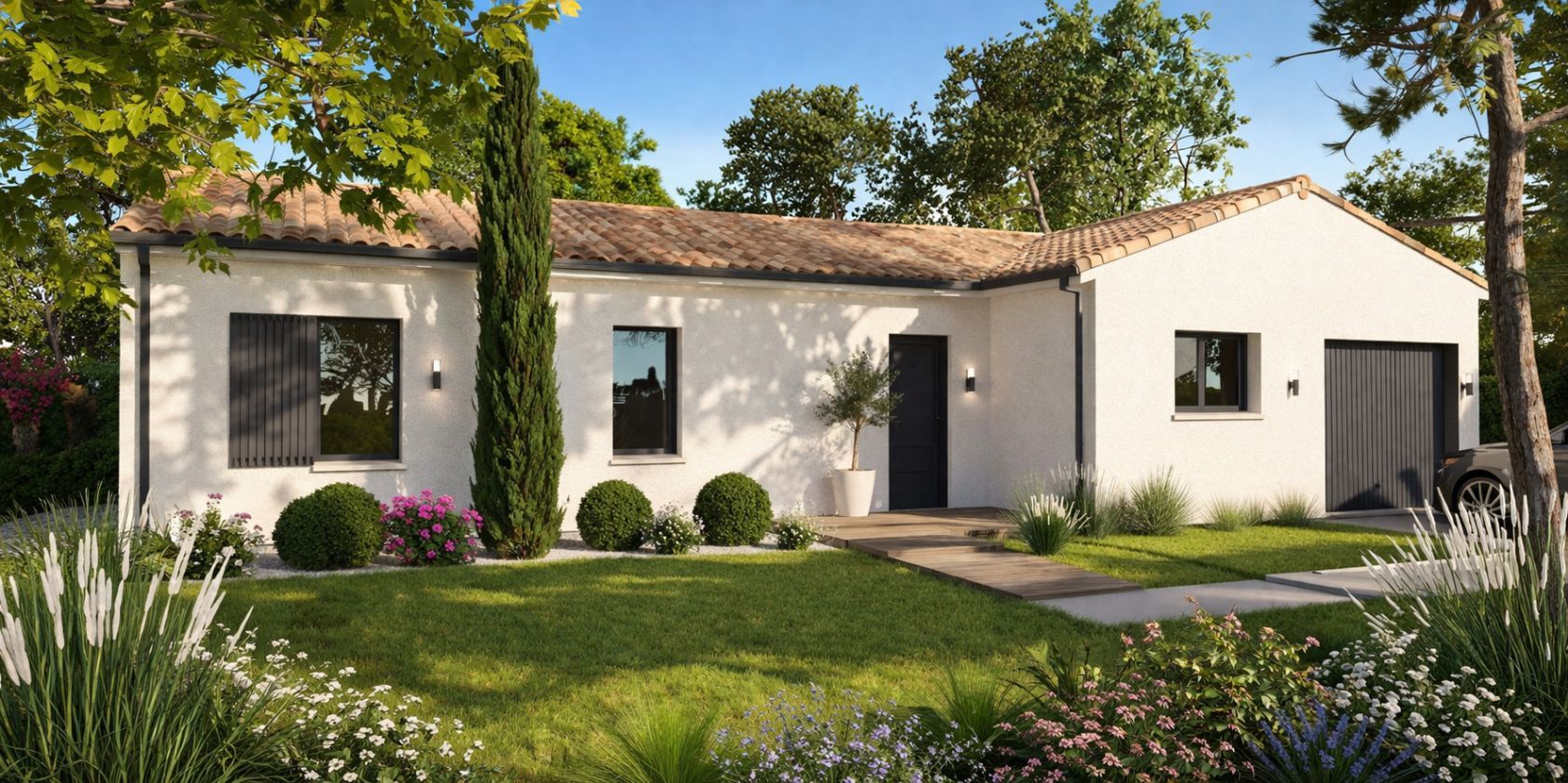 Projet de construction d'une maison 90 m² avec terrain à SANGUINET (40)