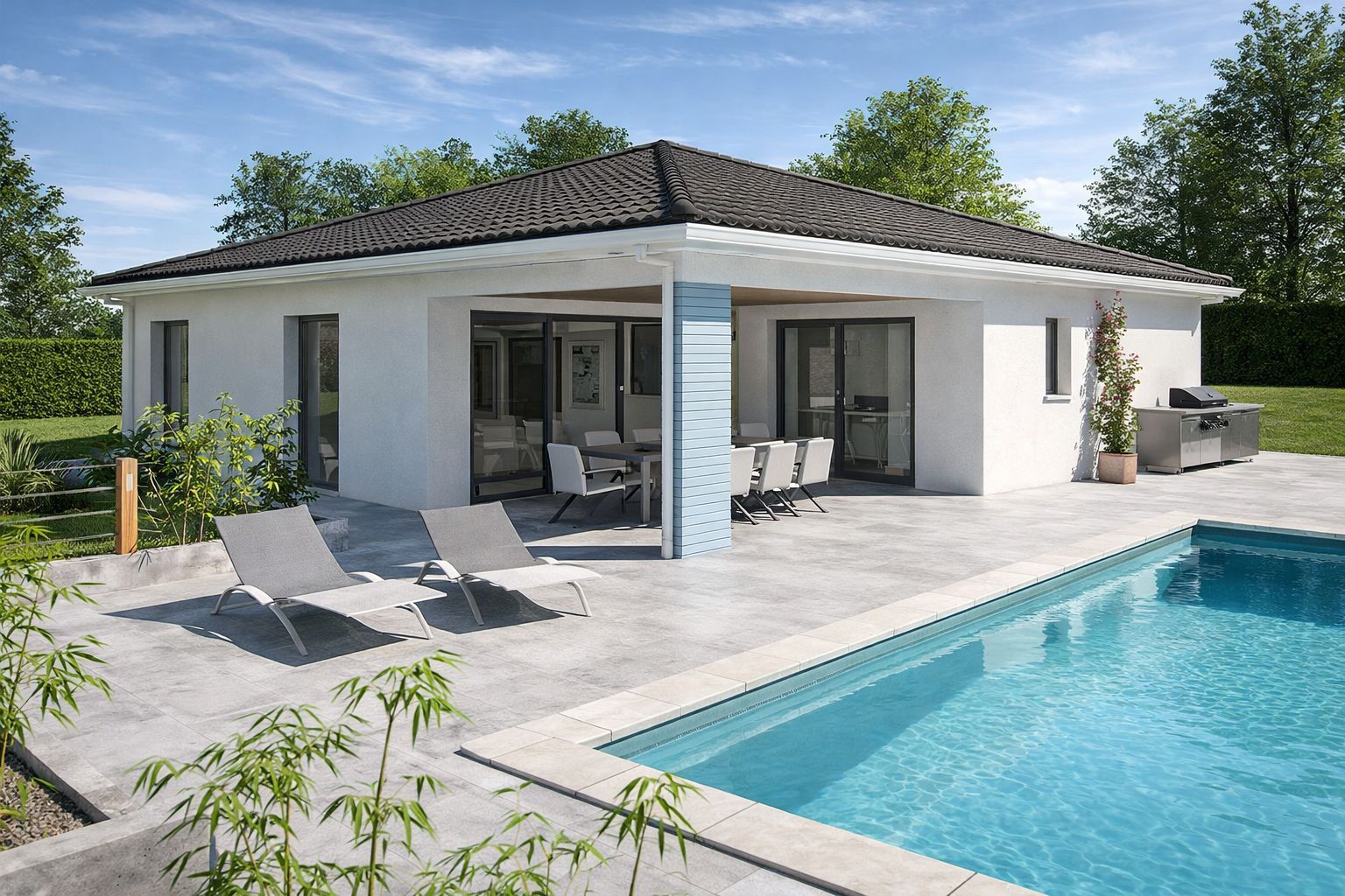 Projet de construction d'une maison 108 m² avec terrain à BISCARROSSE (40)