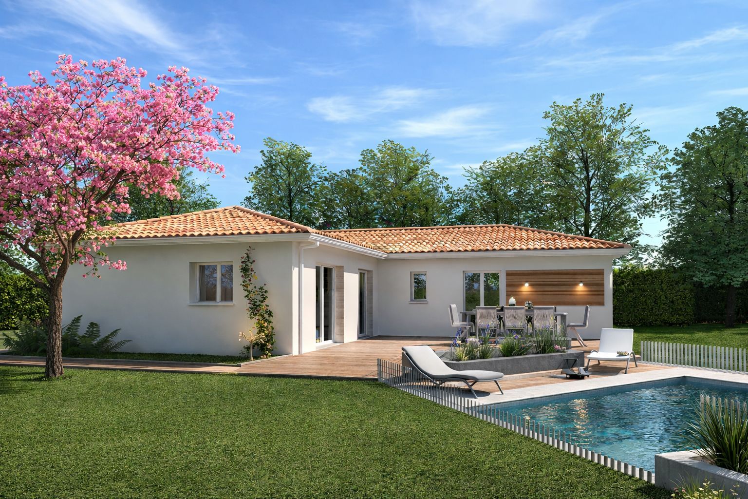 Projet de construction d'une maison 130 m² avec terrain à SANGUINET (40) - visuel 3