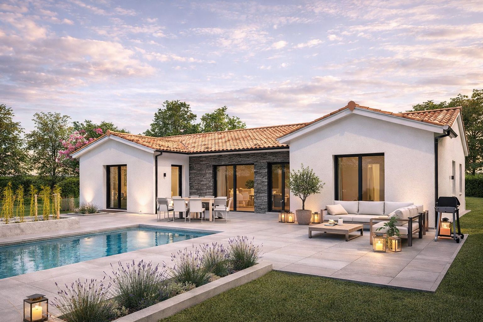 Projet de construction d'une maison 116 m² avec terrain à SALLES (33)