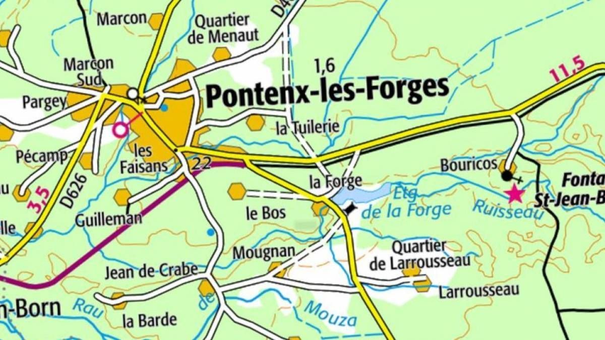 Terrain à bâtir de 1038 m² à PONTENX-LES-FORGES (40)