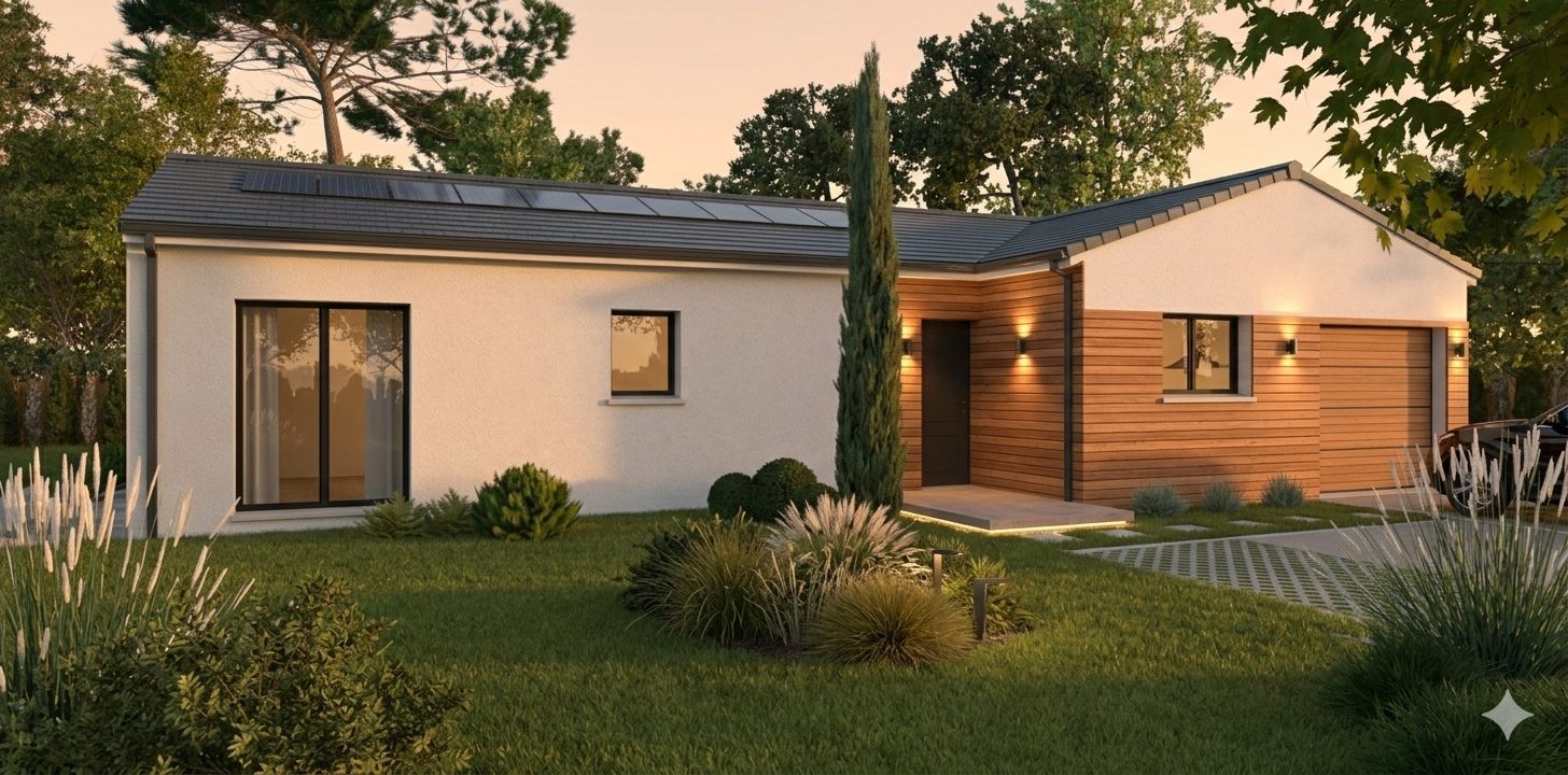 Projet de construction d'une maison 80m² avec terrain à HOURTIN (33) - visuel 3
