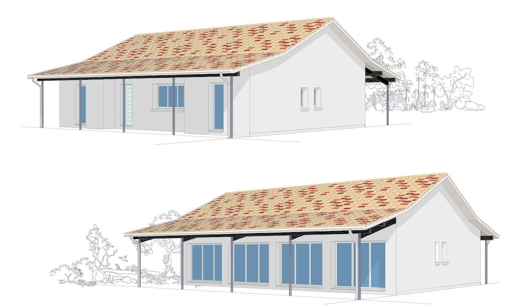 Projet de construction d'une maison 116m² avec terrain à HOURTIN (33) avec permis de construire OBTENU - visuel 2