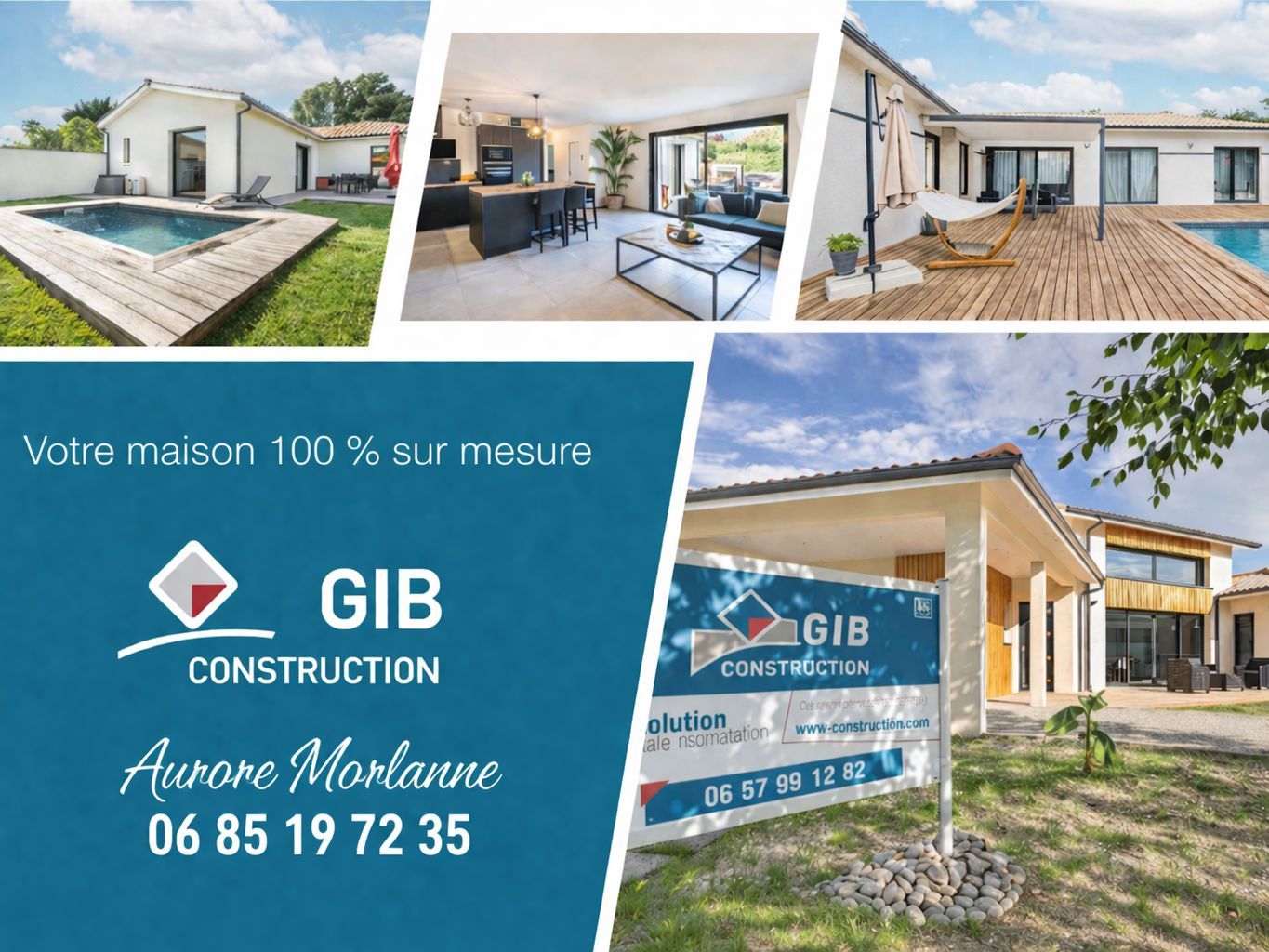 Terrain à bâtir de 1000 m² à FARGUES-SAINT-HILAIRE (33)