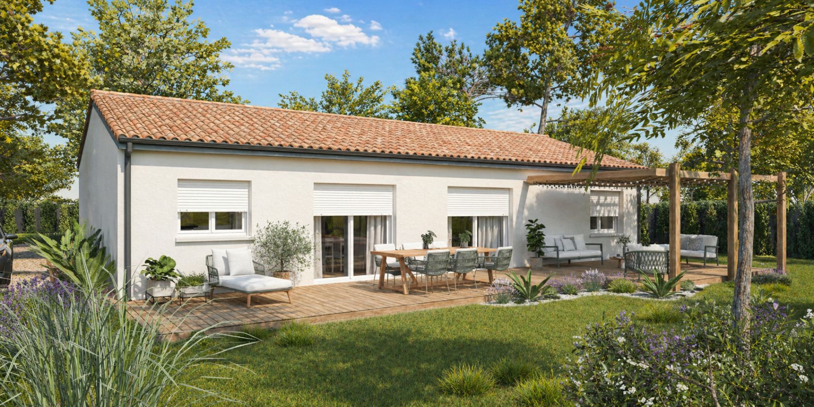Terrain à bâtir de 850 m² à IZON (33)