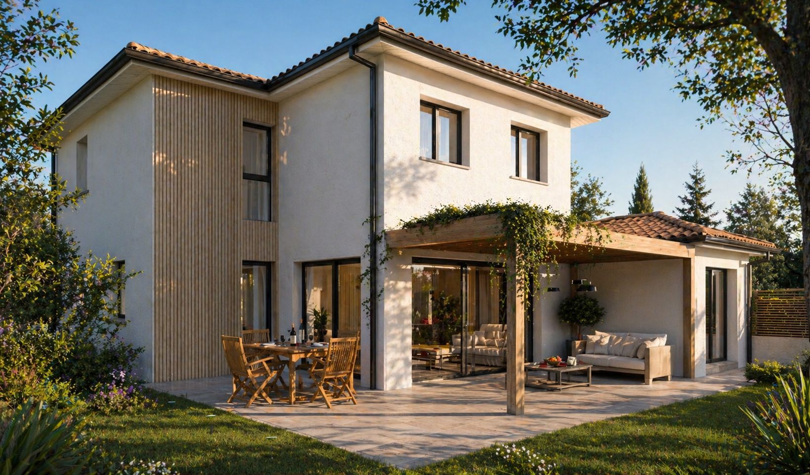 Terrain à bâtir de 1200 m² à ILLATS (33) - visuel 2