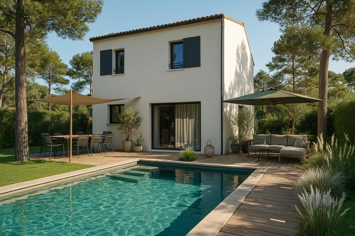 Terrain à bâtir de 350 m² à BELIN-BELIET (33) - visuel 1
