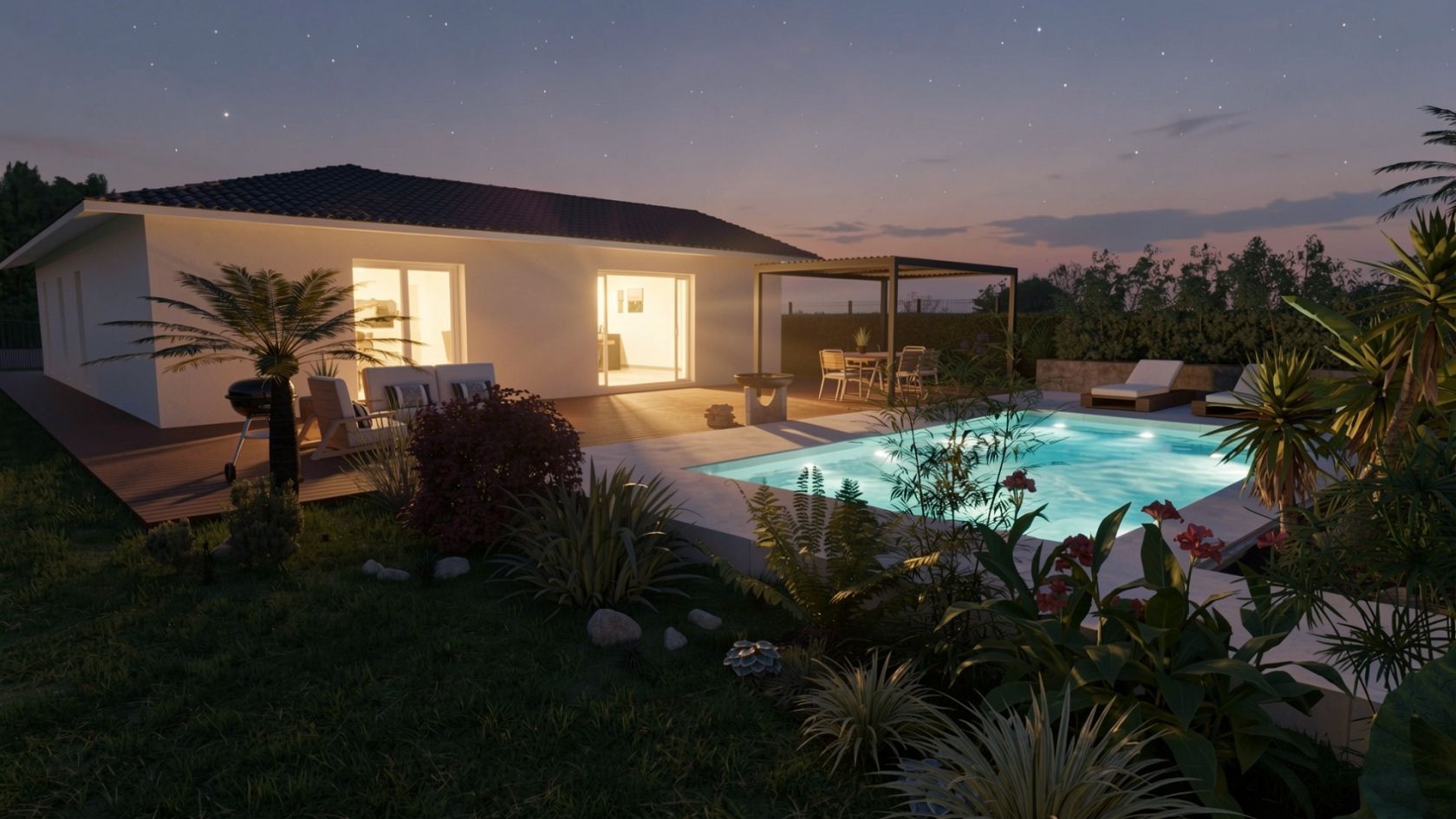 Projet de construction d'une maison 130 m² avec terrain à ESPIET (33)