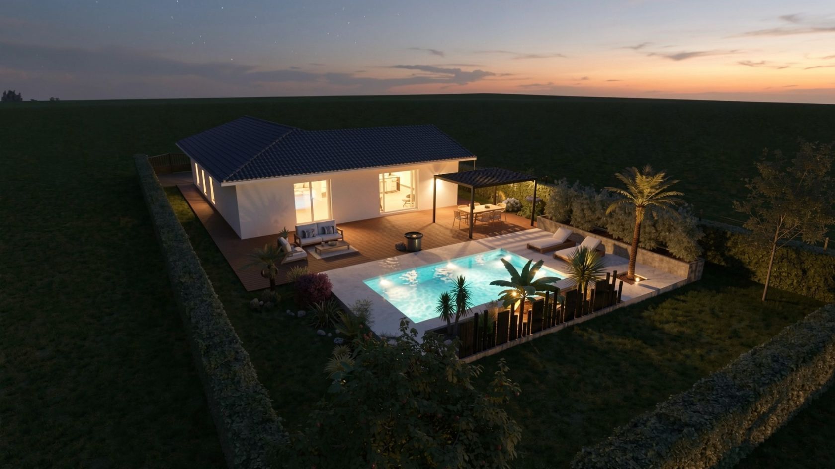 Projet de construction d'une maison 130 m² avec terrain à ESPIET (33) - visuel 3