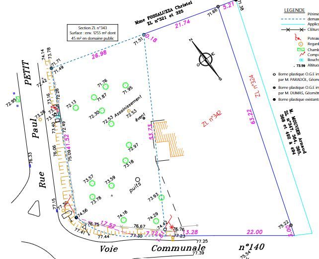 Terrain à bâtir de 628 m² à SAINT-SAVIN (33)