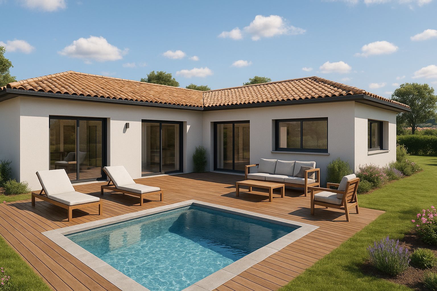 Terrain à bâtir de 580 m² à BIGANOS (33)