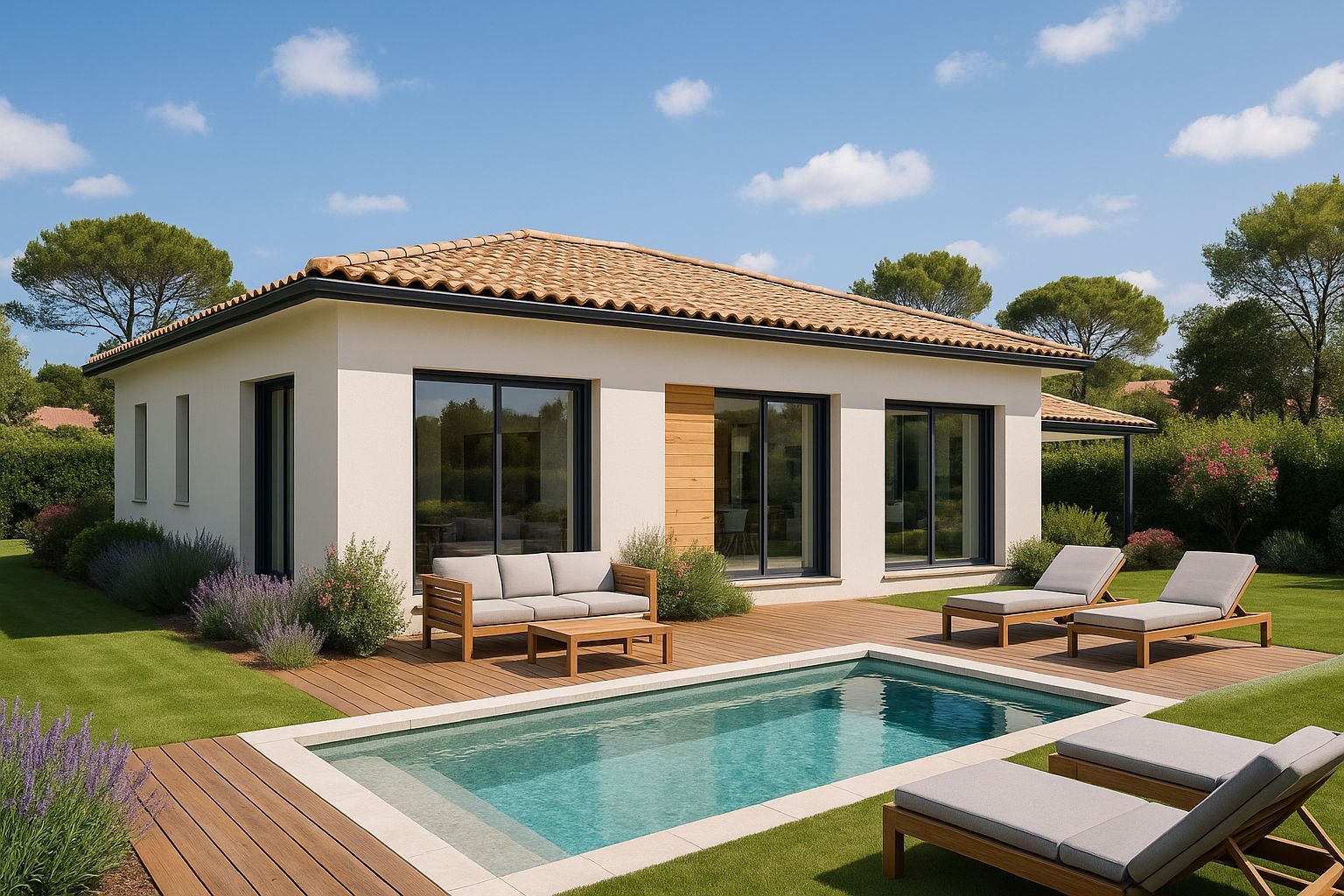 Terrain à bâtir de 650 m² à LUGOS (33) - visuel 1