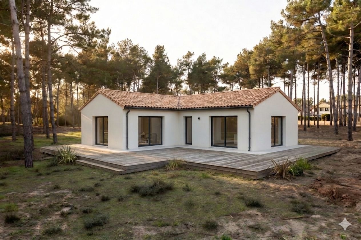Terrain à bâtir de 1200 m² à LEOGNAN (33) - visuel 2