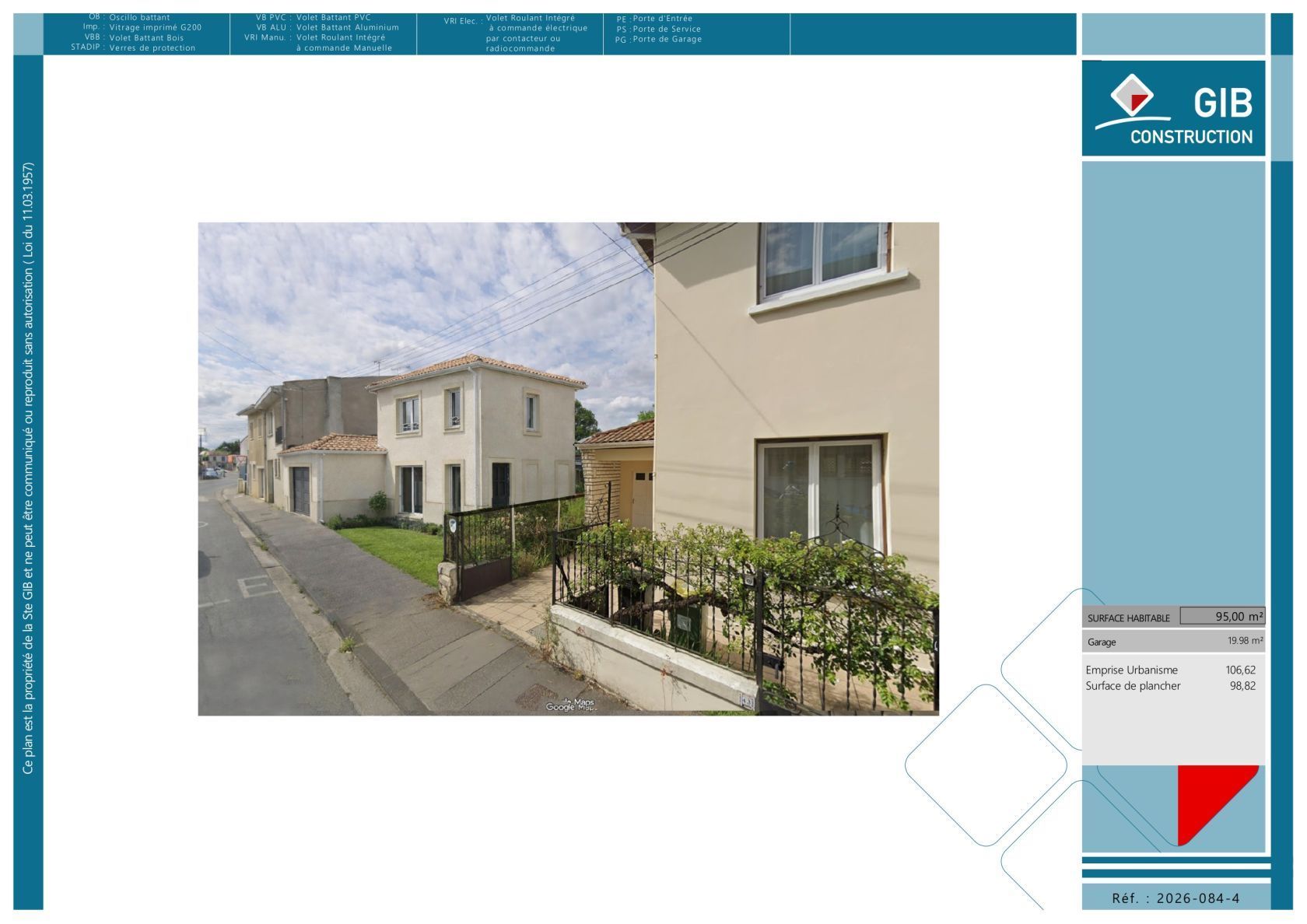 Maison 95 m2 3 chambres + Garage à Bordeaux - visuel 5