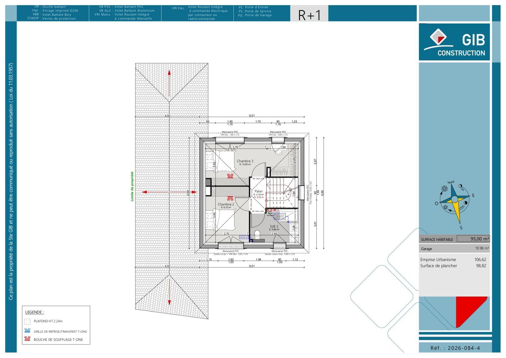 Maison 95 m2 3 chambres + Garage à Bordeaux - visuel 3