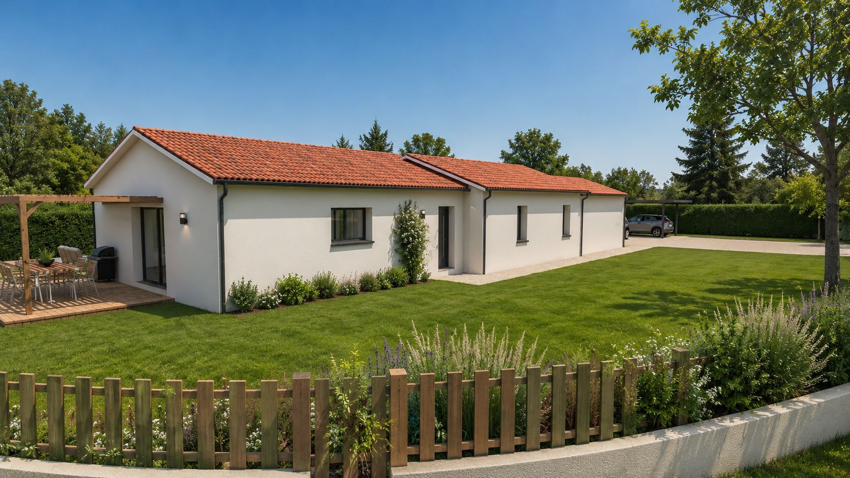 Projet de construction d'une maison 115 m² avec terrain à LA BREDE (33) - visuel 2