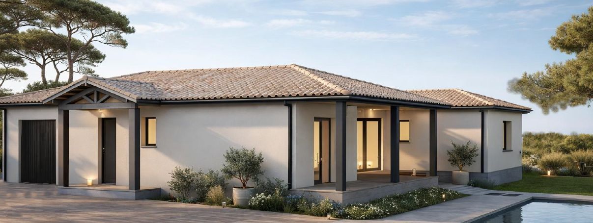 Projet de construction d'une maison 125 m² avec terrain à LA BREDE (33) - visuel 2