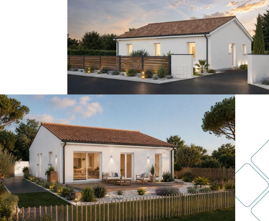 Projet de construction d'une maison 101 m² avec terrain à VILLENAVE-D'ORNON (33)