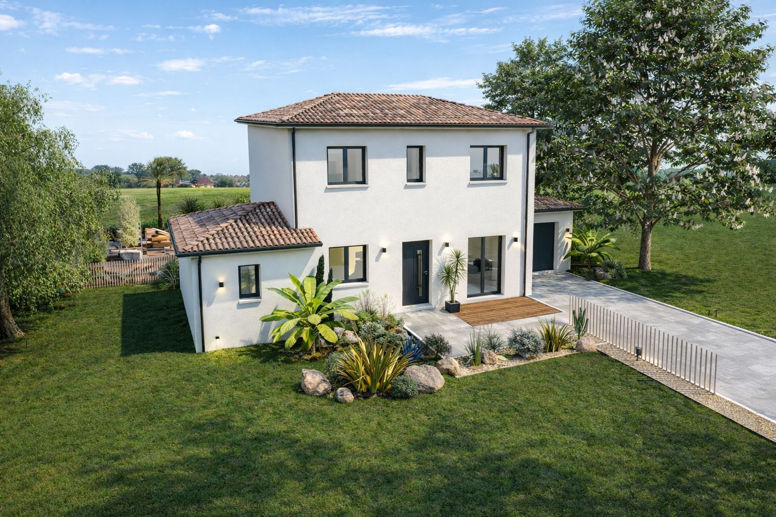 Projet de construction d'une maison 105 m² avec terrain à BAZAS (33) - visuel 2