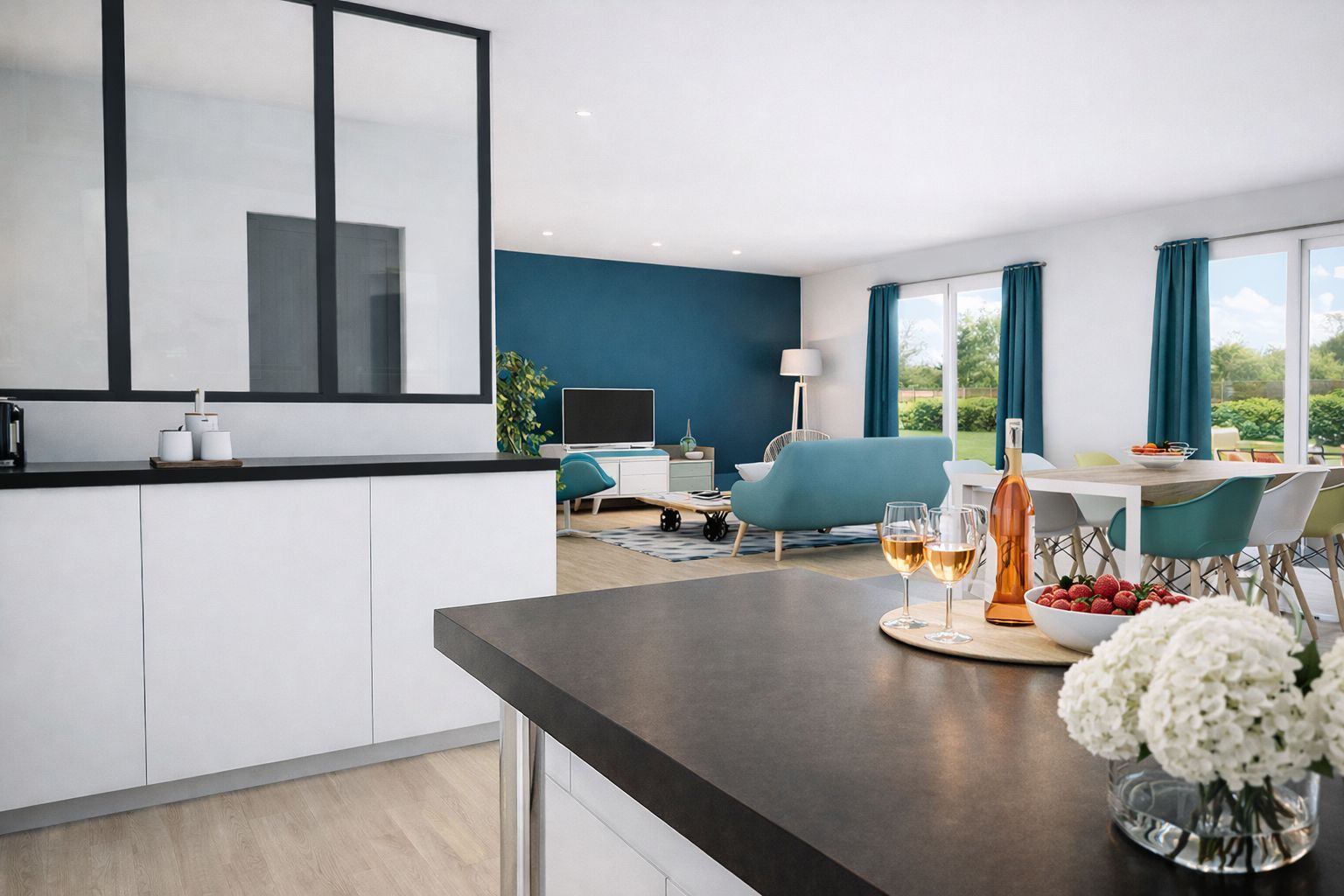 Projet de construction d'une maison 110 m² avec terrain à LUGOS (33) - visuel 5
