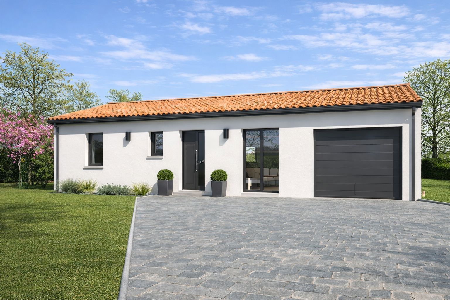 Projet de construction d'une maison 82 m² avec terrain à BAZAS (33)