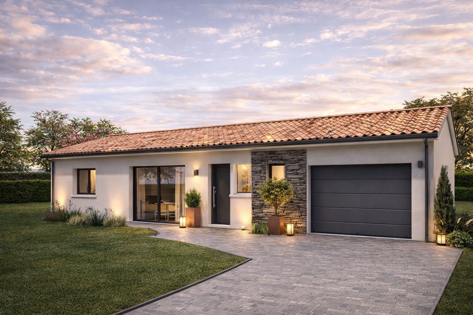 Projet de construction d'une maison 116 m² avec terrain à VIRELADE (33) - visuel 2