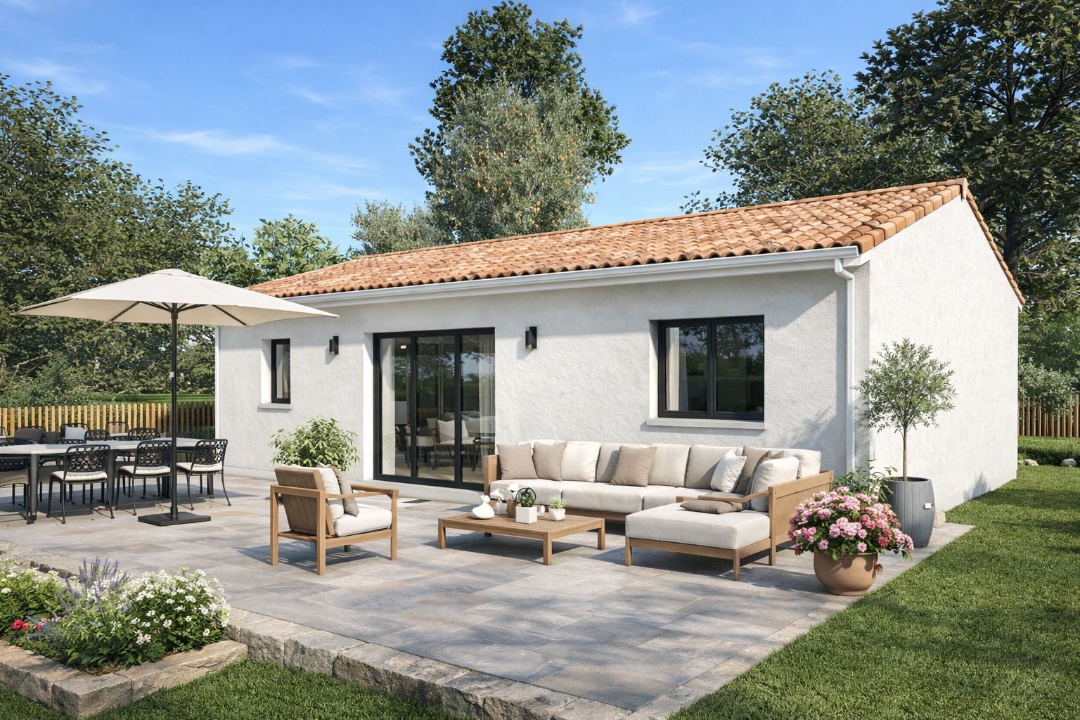 Projet de construction d'une maison 62 m² avec terrain à NOAILLAN (33)