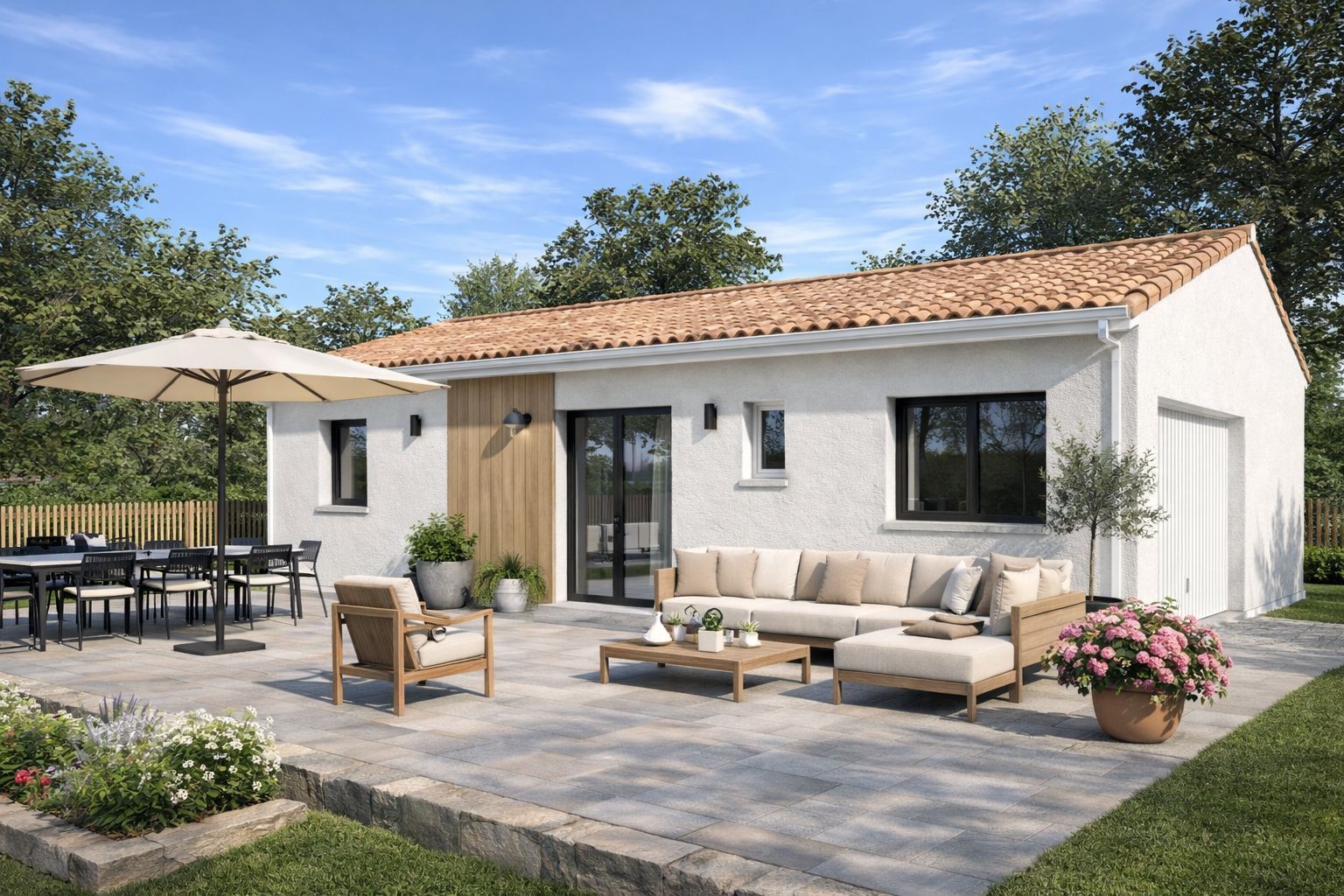 Projet de construction d'une maison 62 m² avec terrain à NOAILLAN (33) - visuel 2