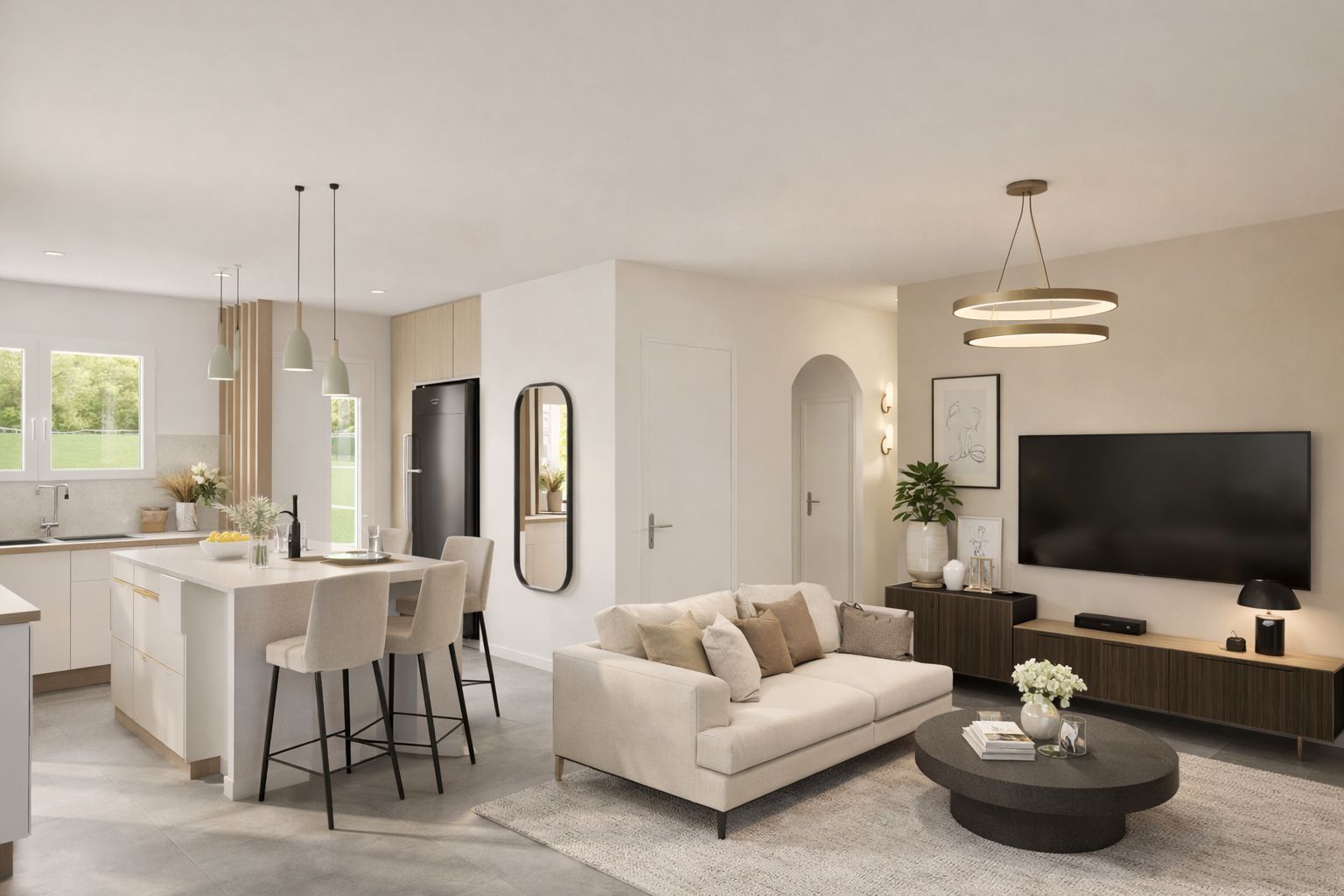 Projet de construction d'une maison 62 m² avec terrain à NOAILLAN (33) - visuel 5