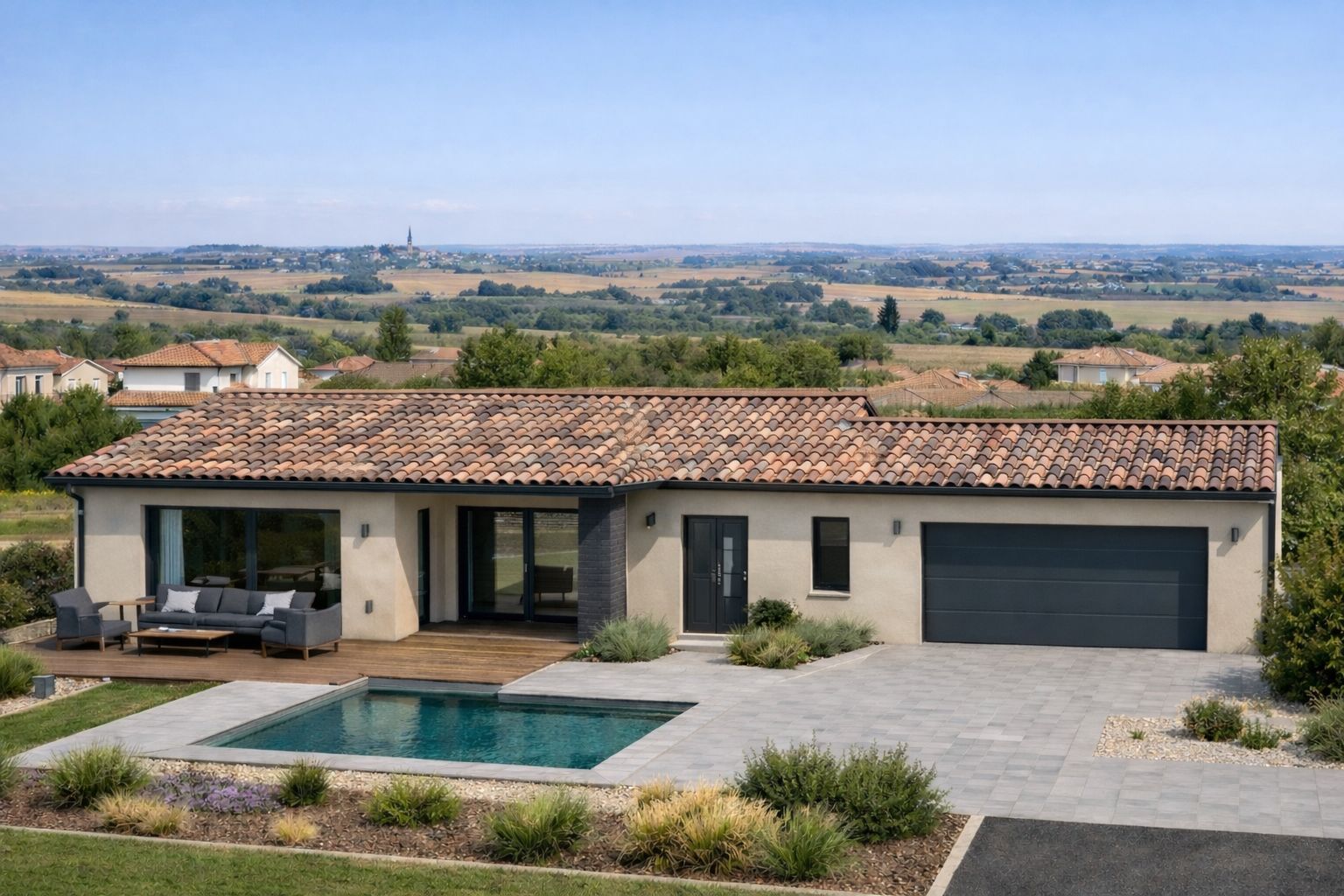 Projet de construction d'une maison 100 m² avec terrain à VACQUIERS (31)