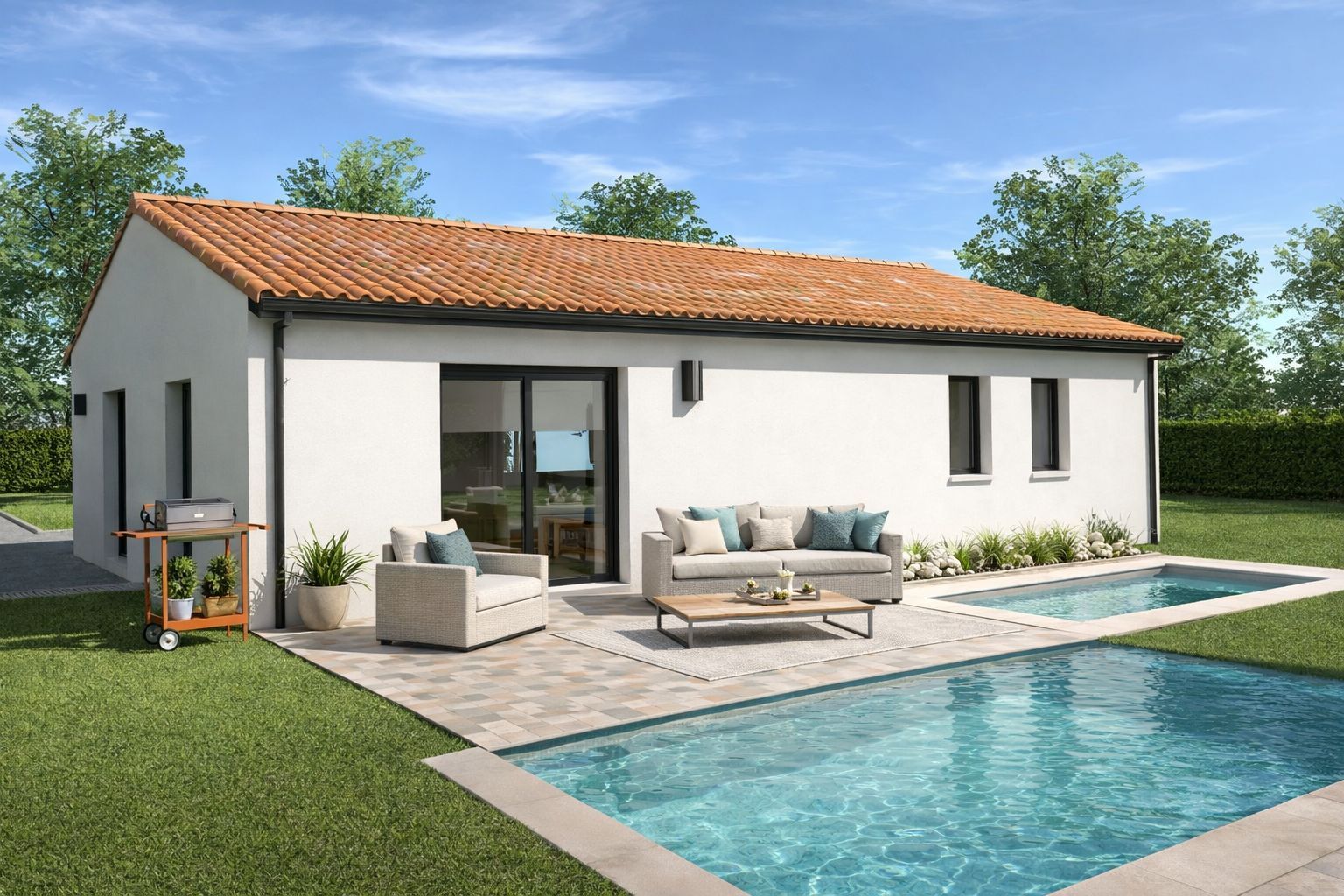 Projet de construction d'une maison 100 m² avec terrain à VILLATE (31) - visuel 5