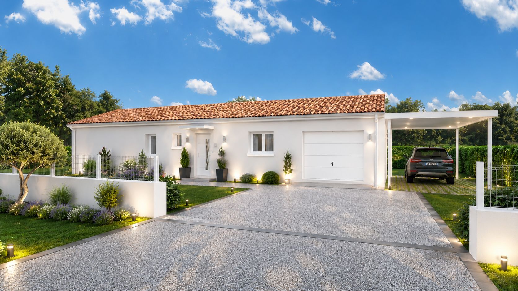 Projet de construction d'une maison 102 m² avec terrain à ROQUESERIERE (31)