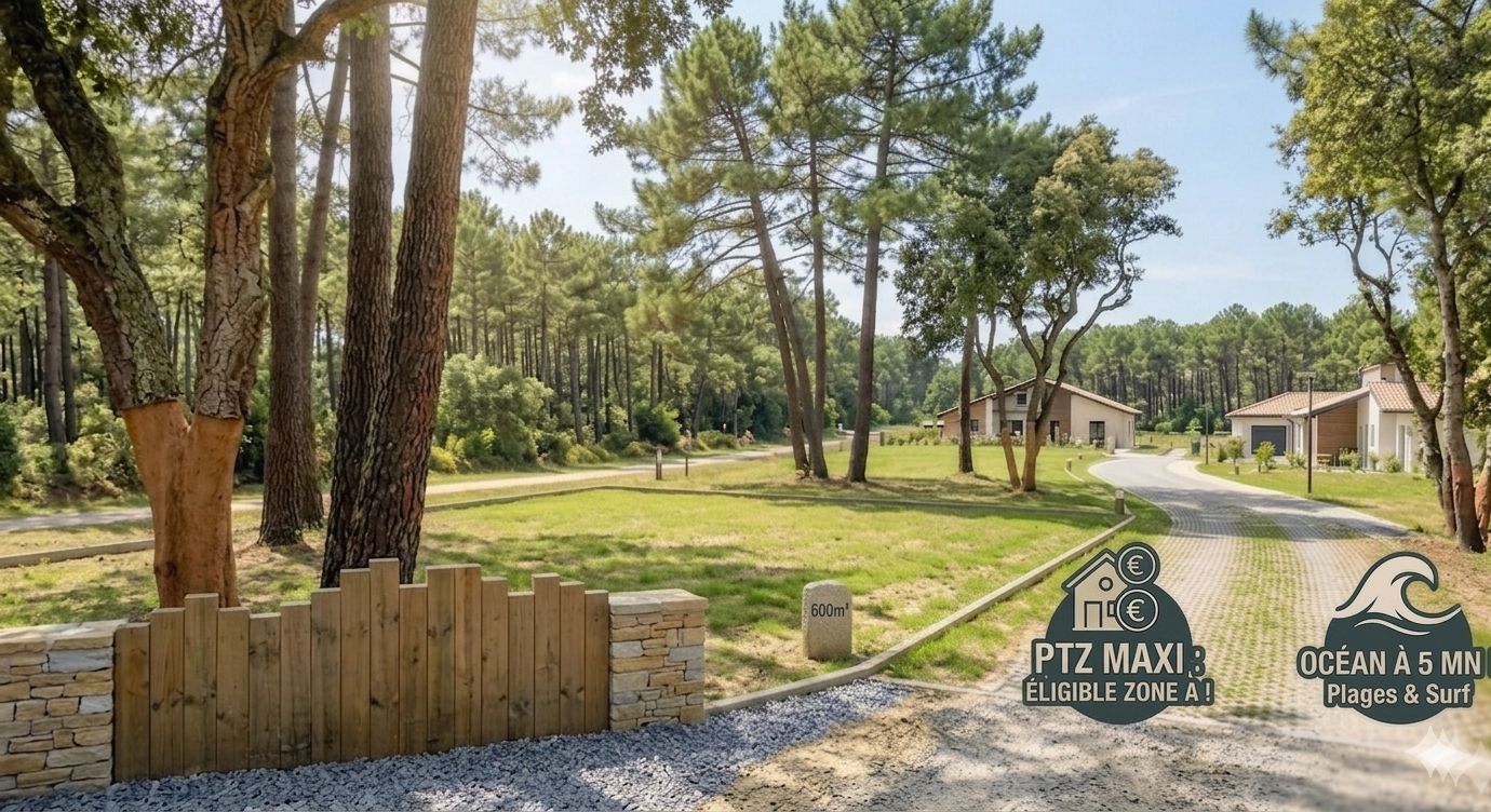 Terrain à bâtir de 720 m² à ONDRES (40)