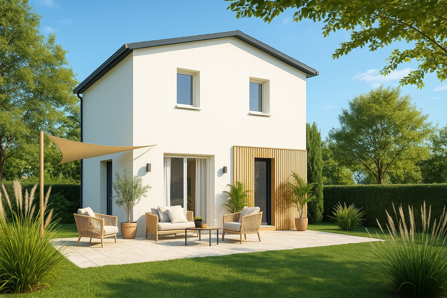 Projet de construction d'une maison 90 m² avec terrain à SEIGNOSSE (40) - visuel 1