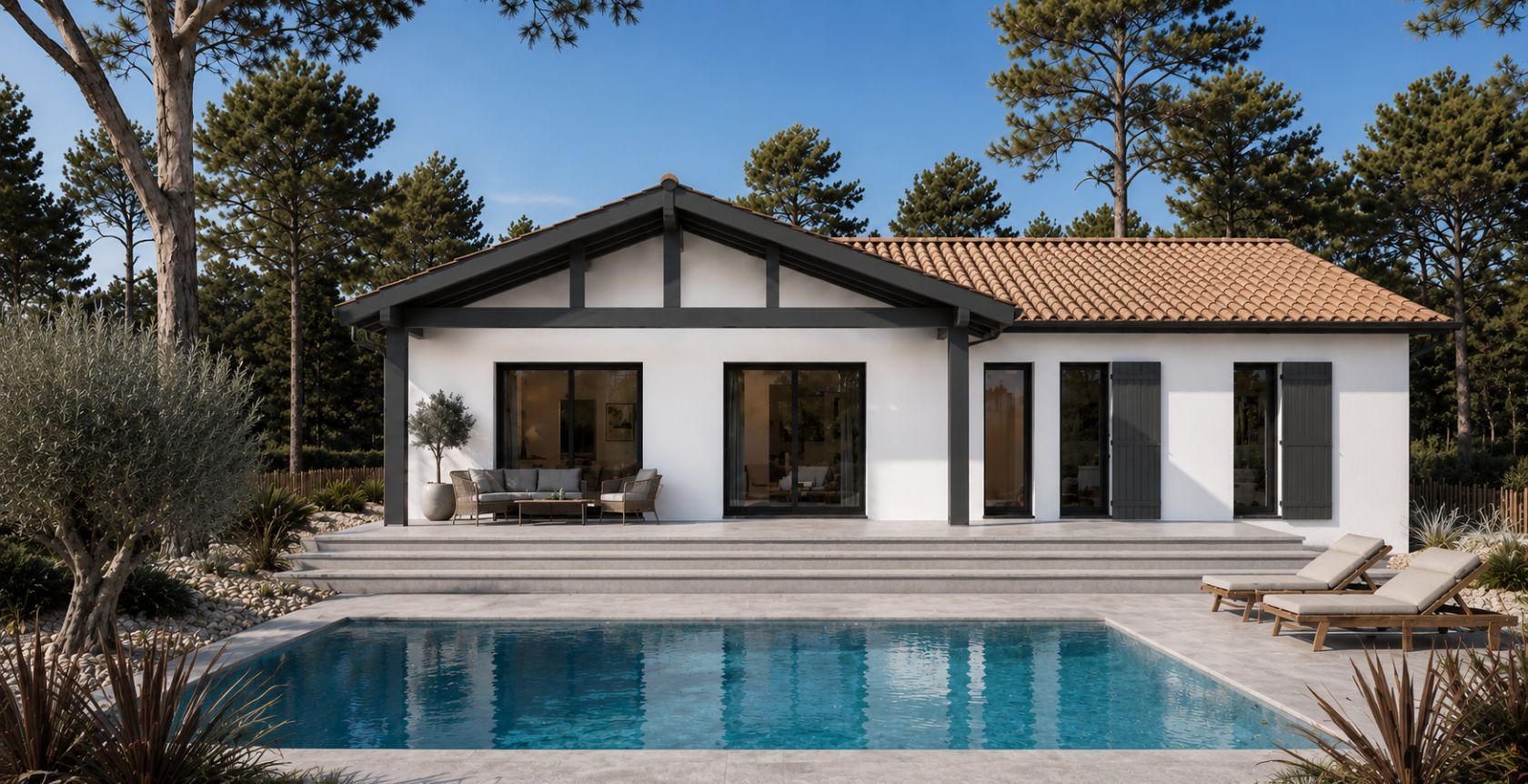 Projet de construction d'une maison 110 m² avec terrain à SAMES (64)