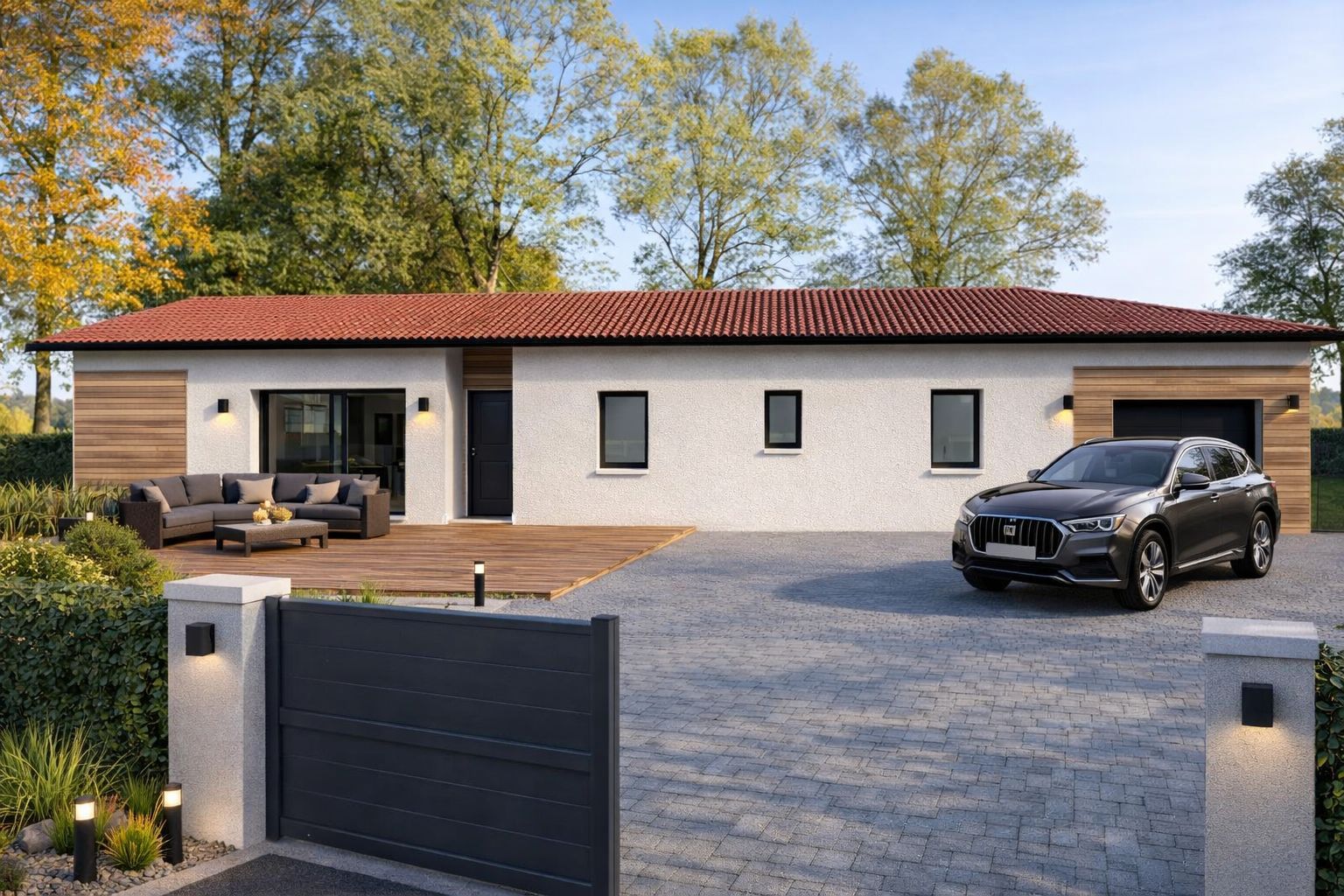 Projet de construction d'une maison 114 m² avec terrain à ONDRES (40)